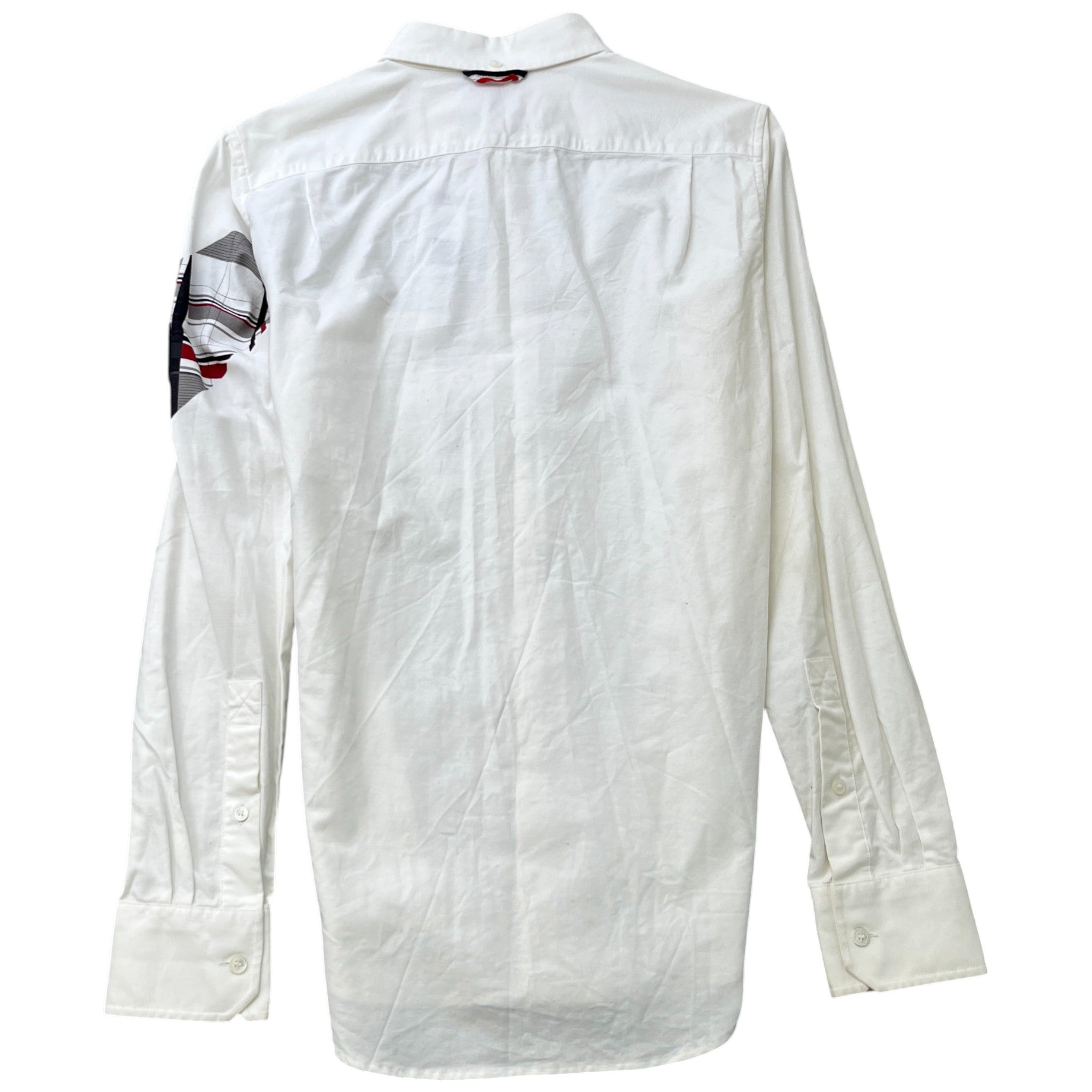 Men's Camicia Long Sleeve Shirt White Size S