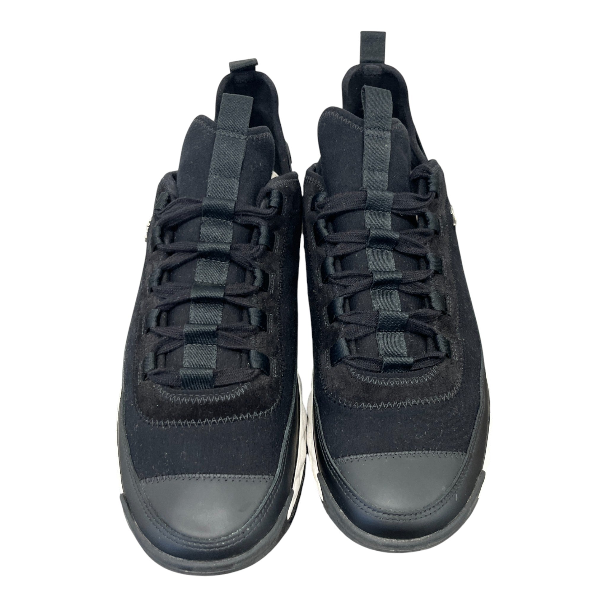 Men's Cc Logo Low Trainers Black Size EU 43 / UK 9