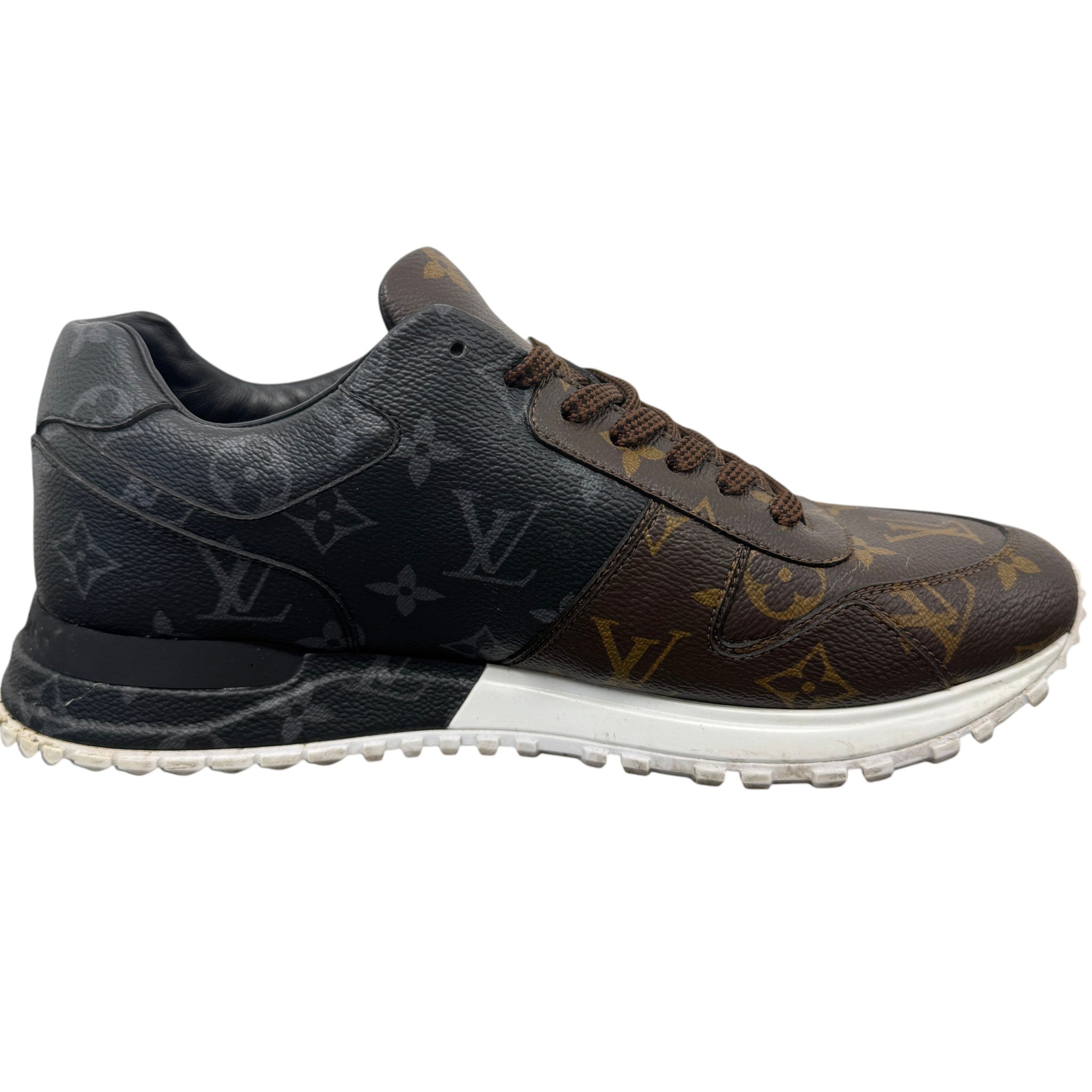 Men's Monogram Run Away Low Trainers Brown Size EU 41 / UK 7