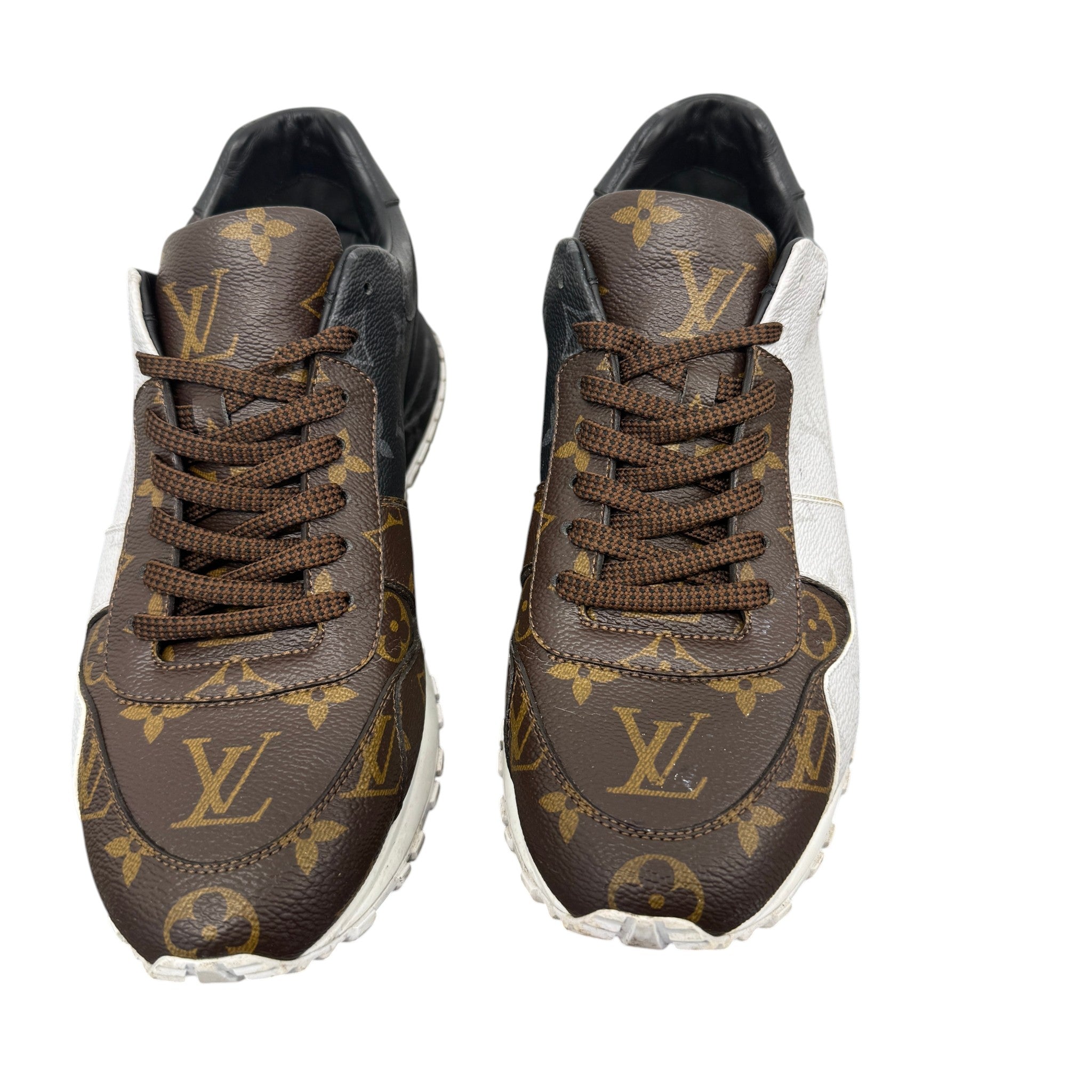 Men's Monogram Run Away Low Trainers Brown Size EU 41 / UK 7
