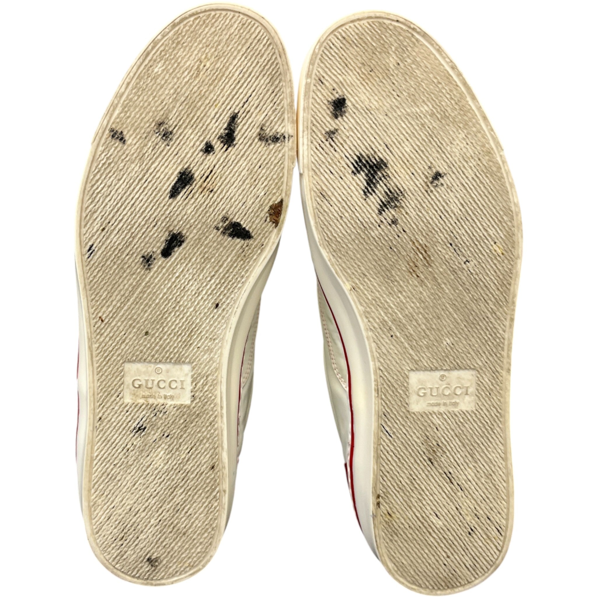 Men's Flower Print Low Trainers White Size EU 43 / UK 9