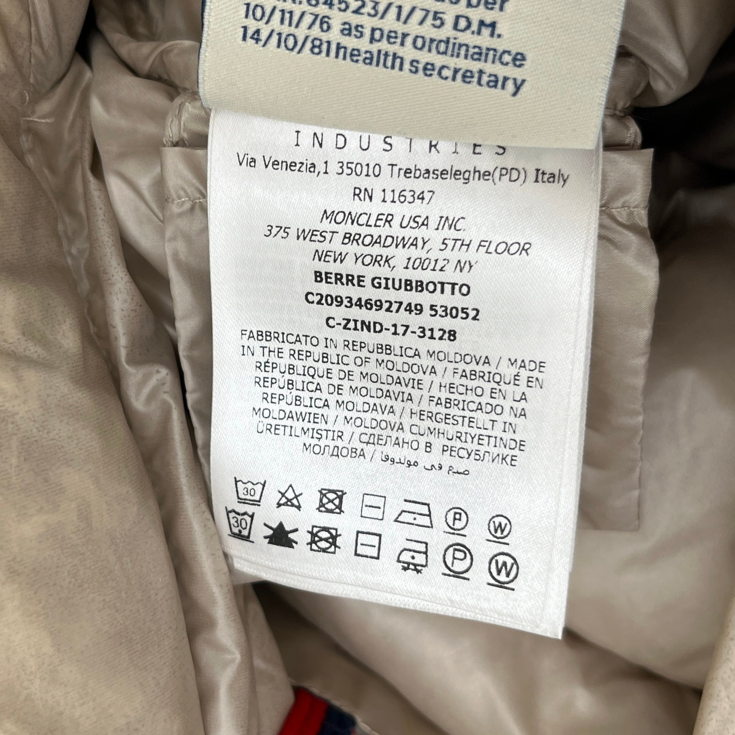Women's Berre Down Jacket Beige Size 0 / UK 4