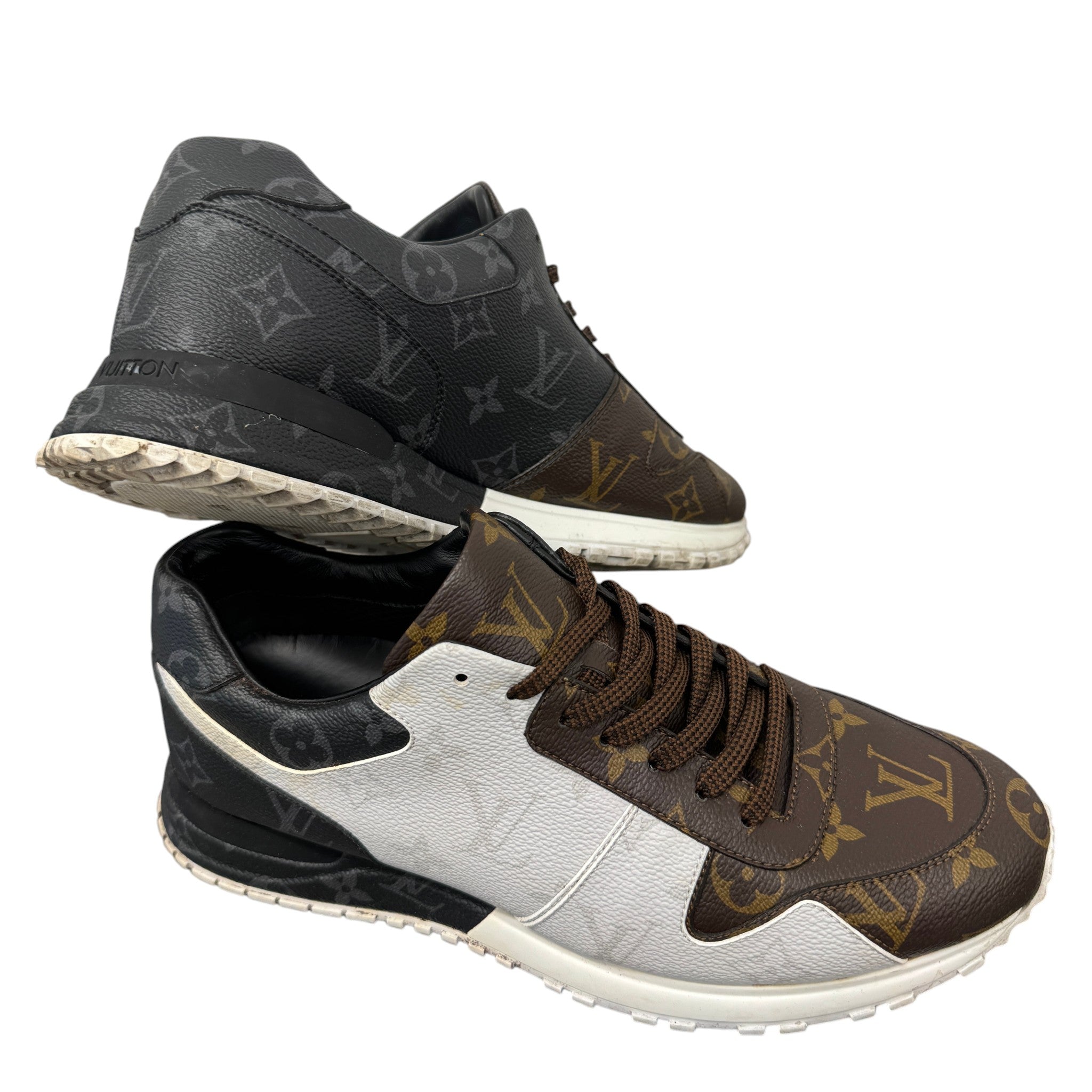 Men's Monogram Run Away Low Trainers Brown Size EU 41 / UK 7