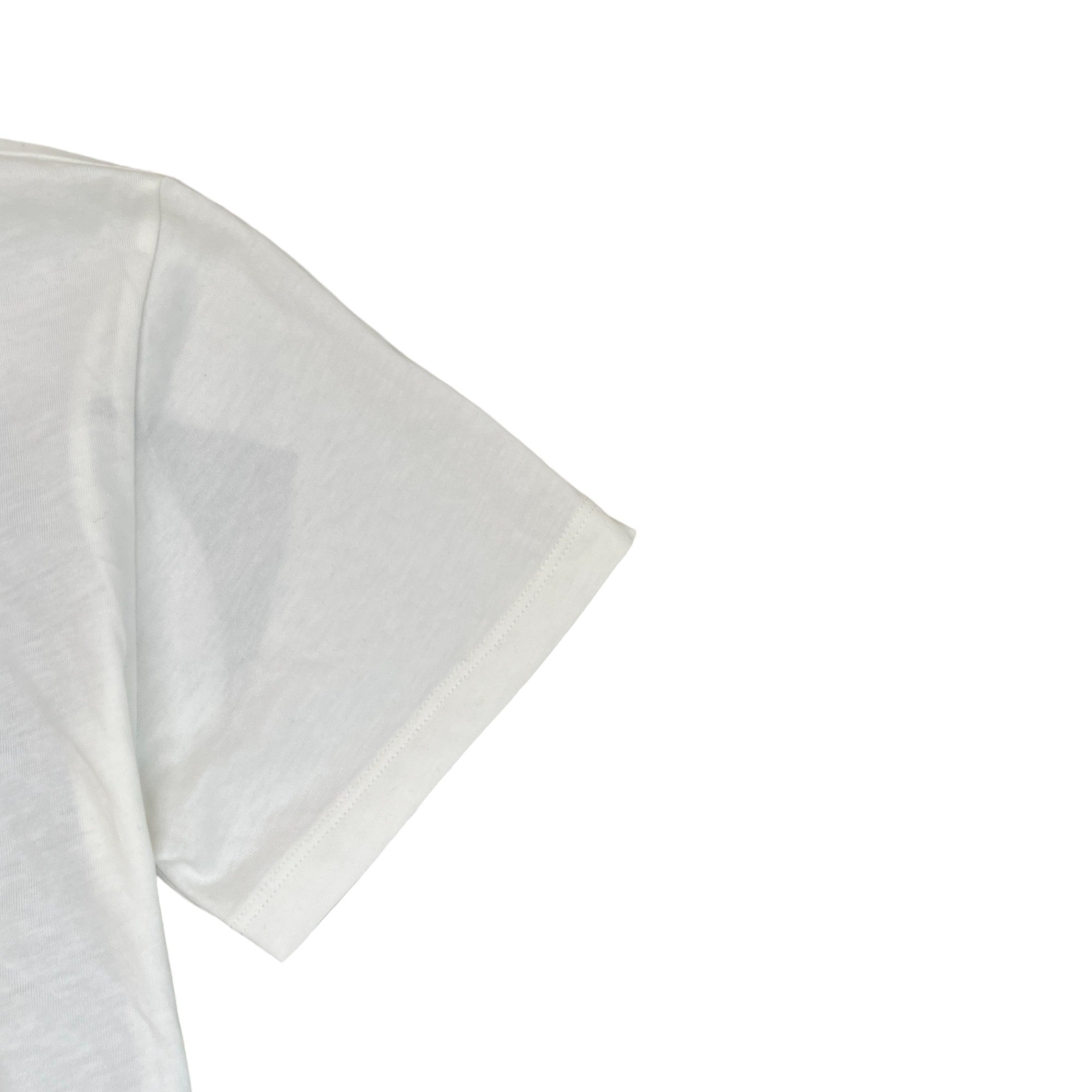 Men's Logo Print T-Shirt White Size XS