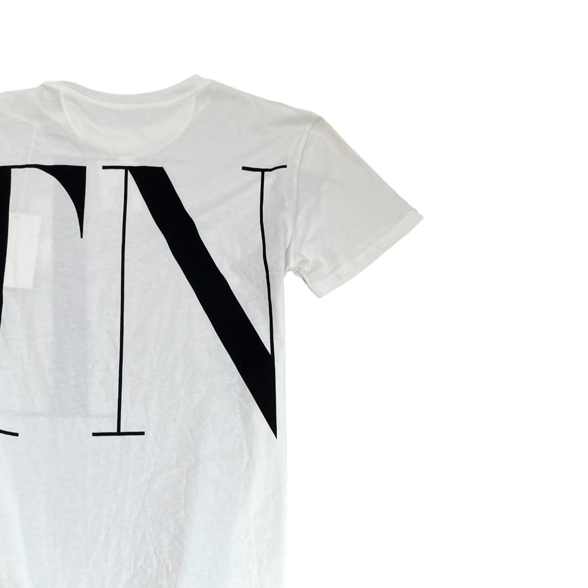 Men's Logo Print T-Shirt White Size XS