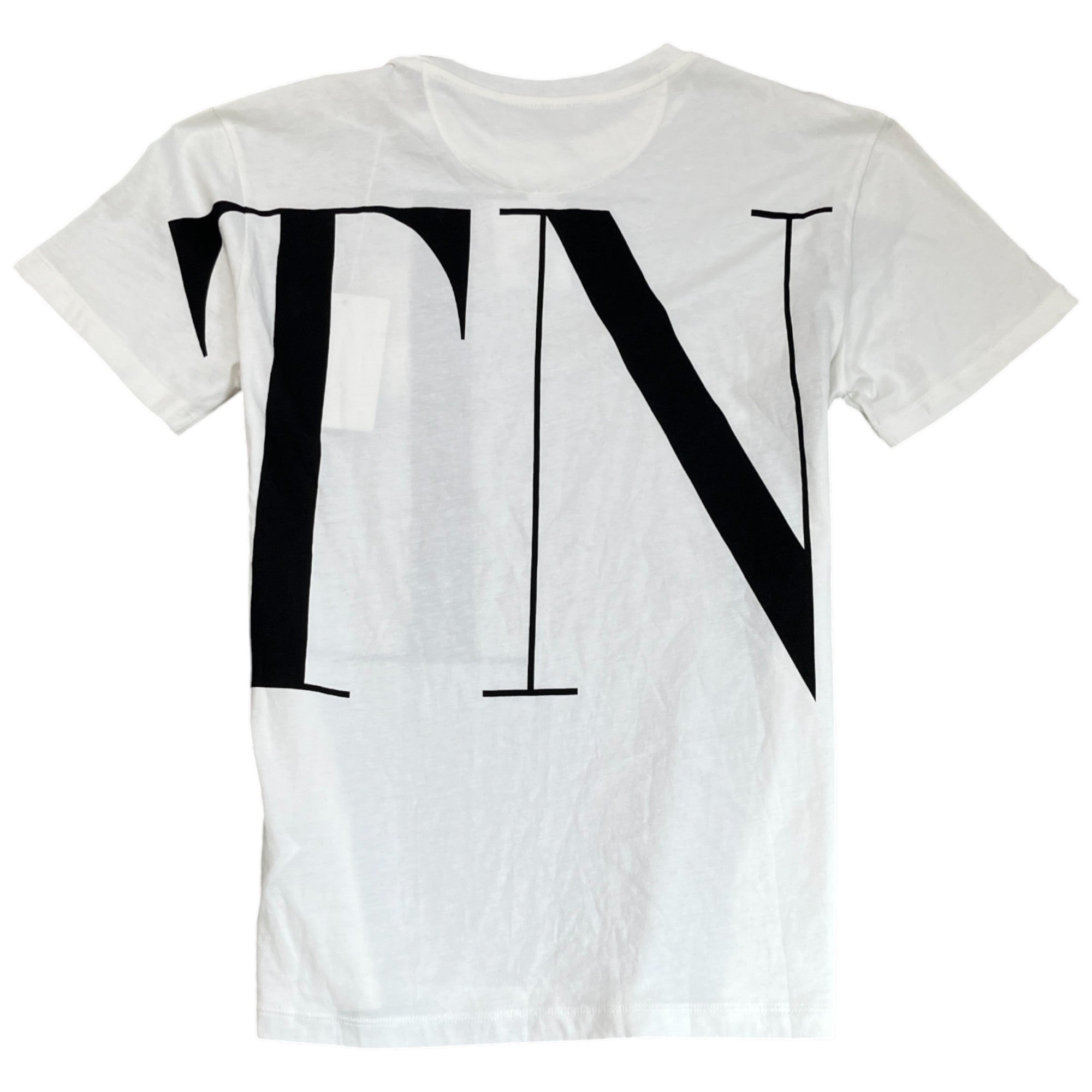 Men's Logo Print T-Shirt White Size XS