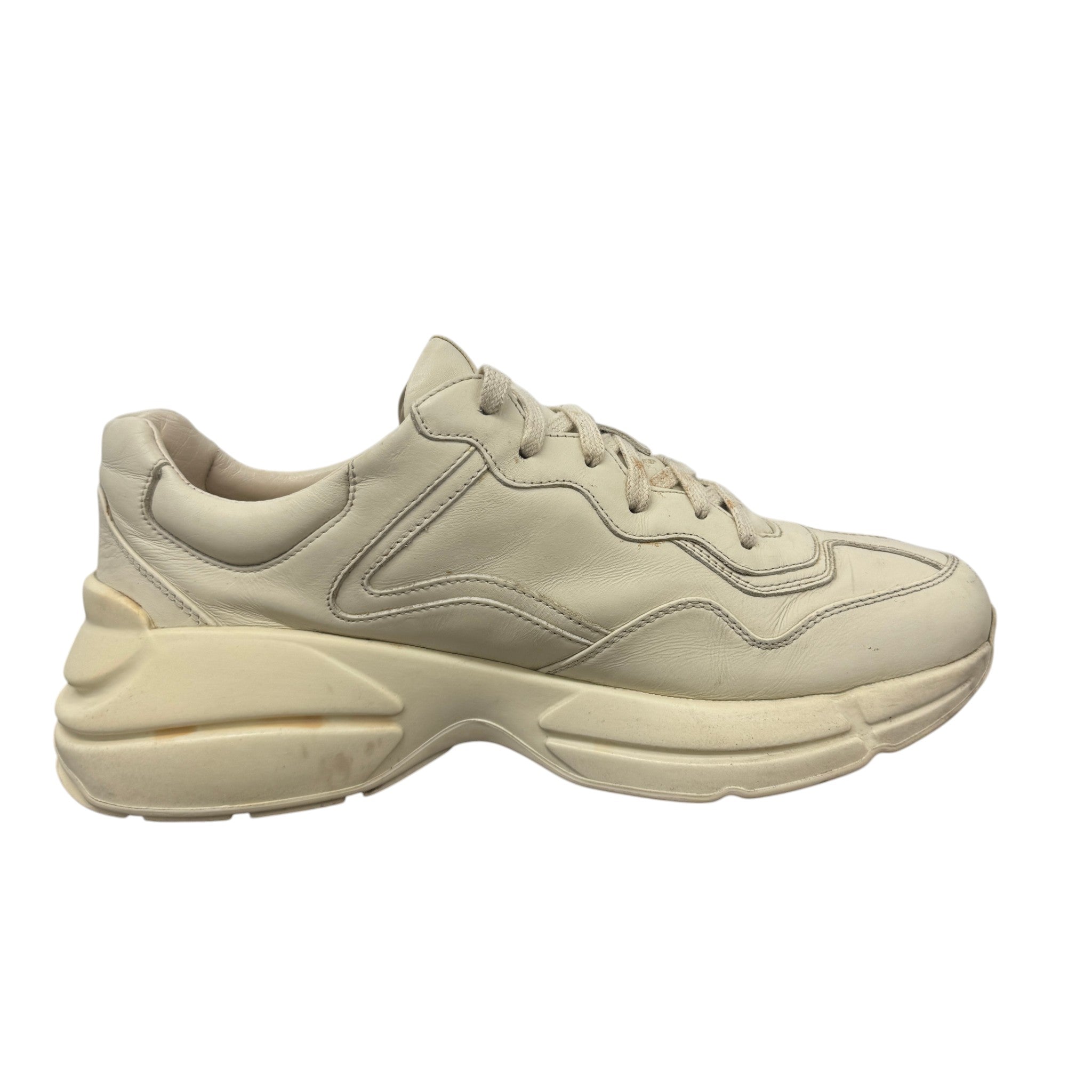 Men's Rhyton Low Trainers Beige Size EU 42.5 / UK 8.5