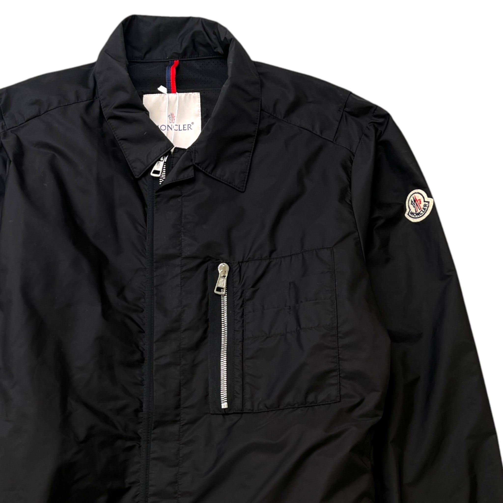 Men's See Nylon OverShirt Black Size L