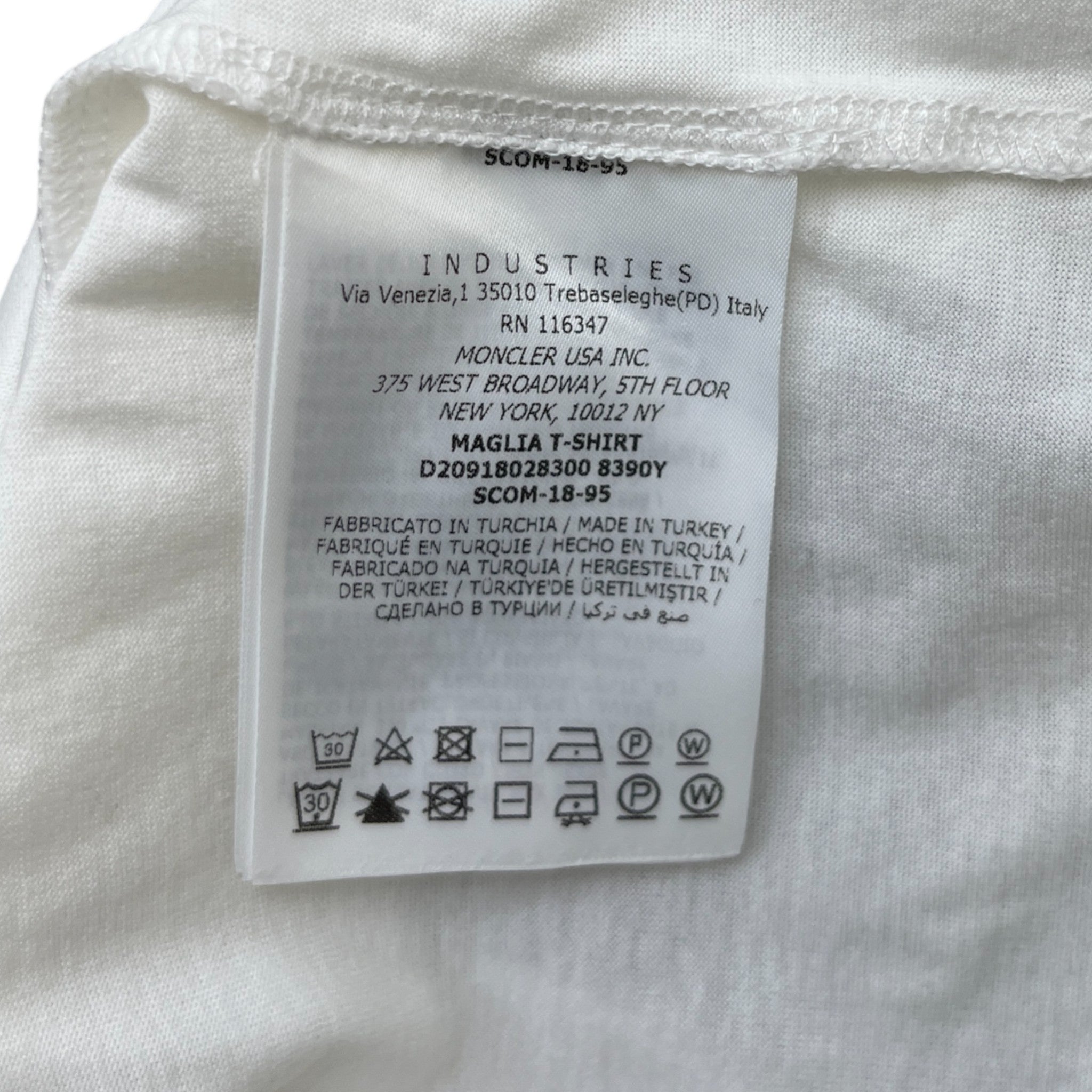 Men's Maglia T-Shirt White Size L