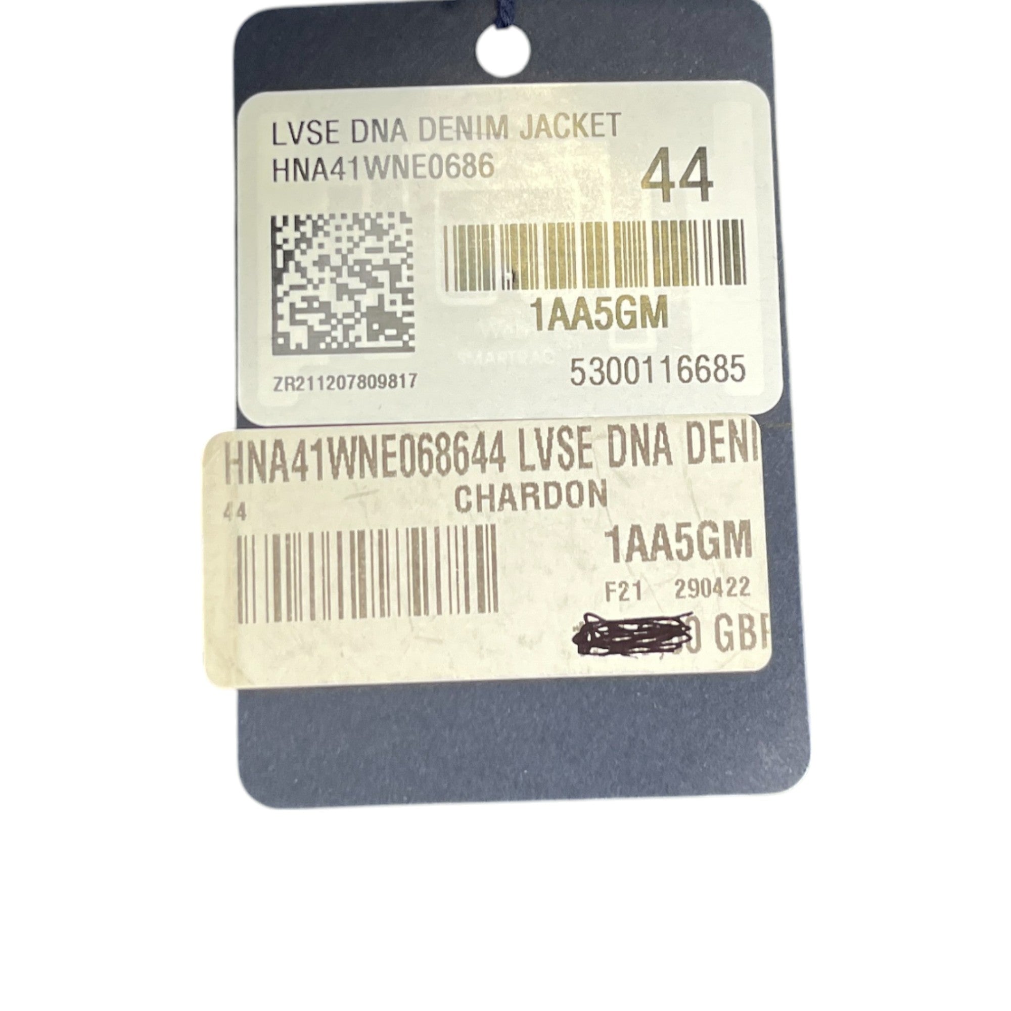 Men's Dna Denim Jacket Blue Size IT 44 / XS