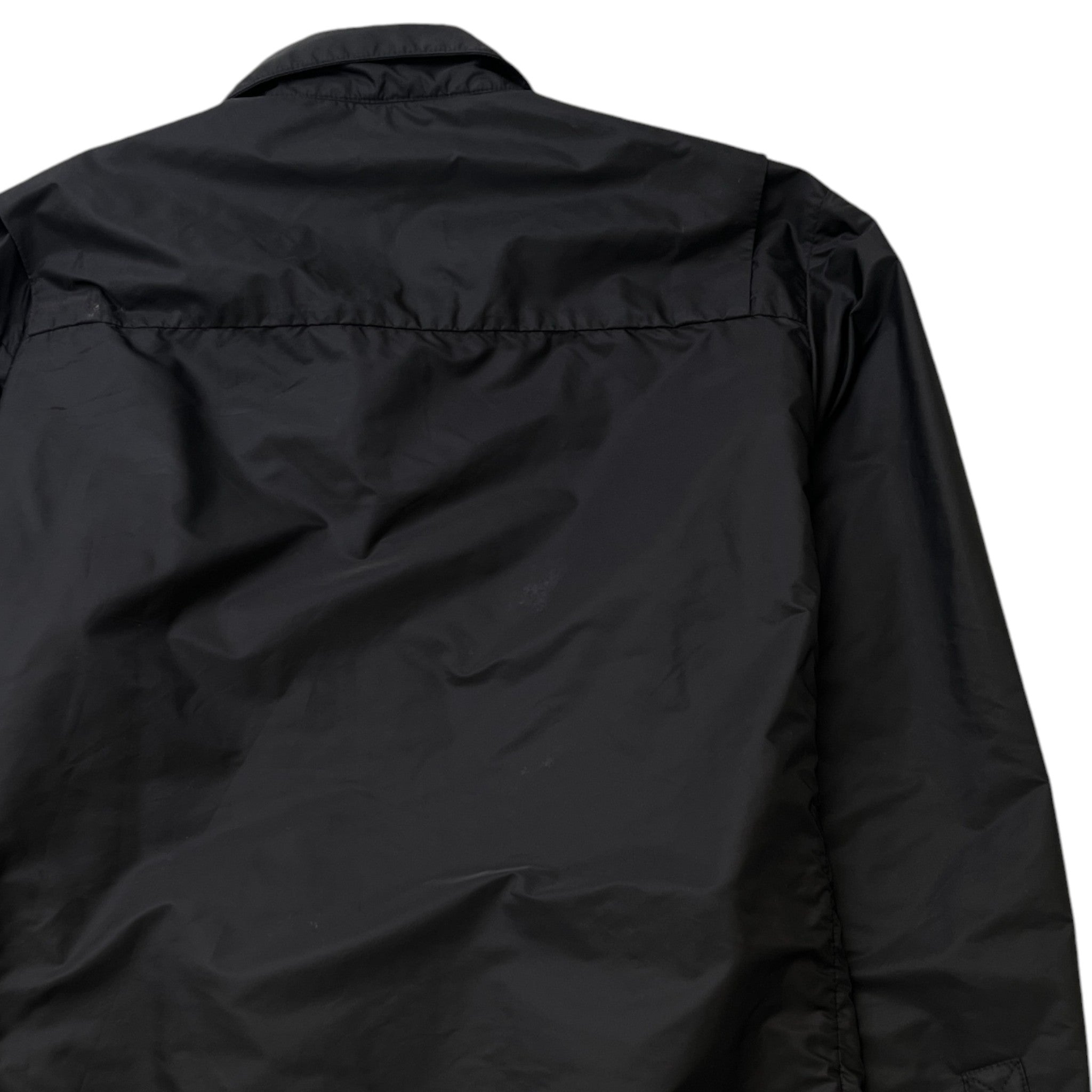 Men's See Nylon OverShirt Black Size L