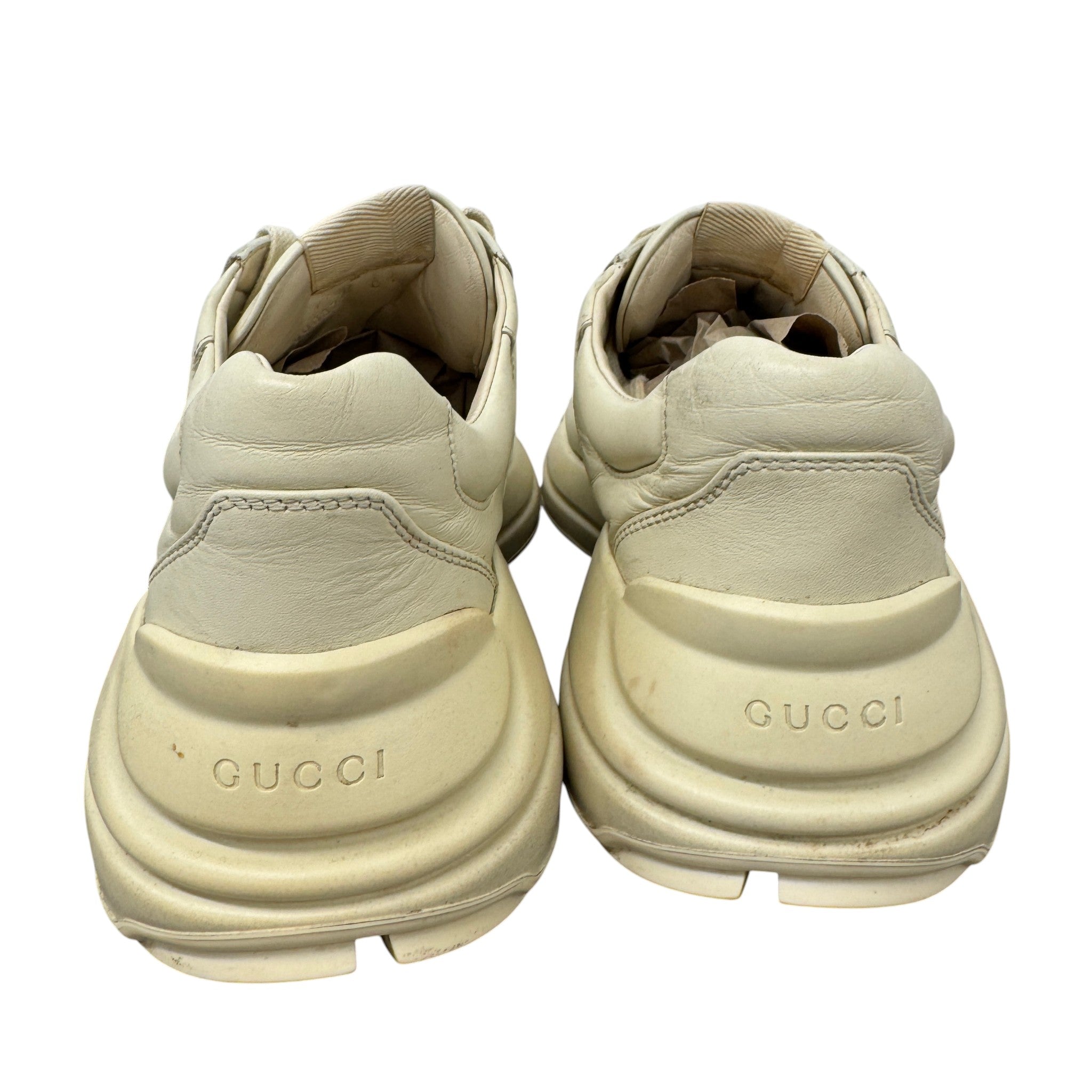Men's Rhyton Low Trainers Beige Size EU 42.5 / UK 8.5