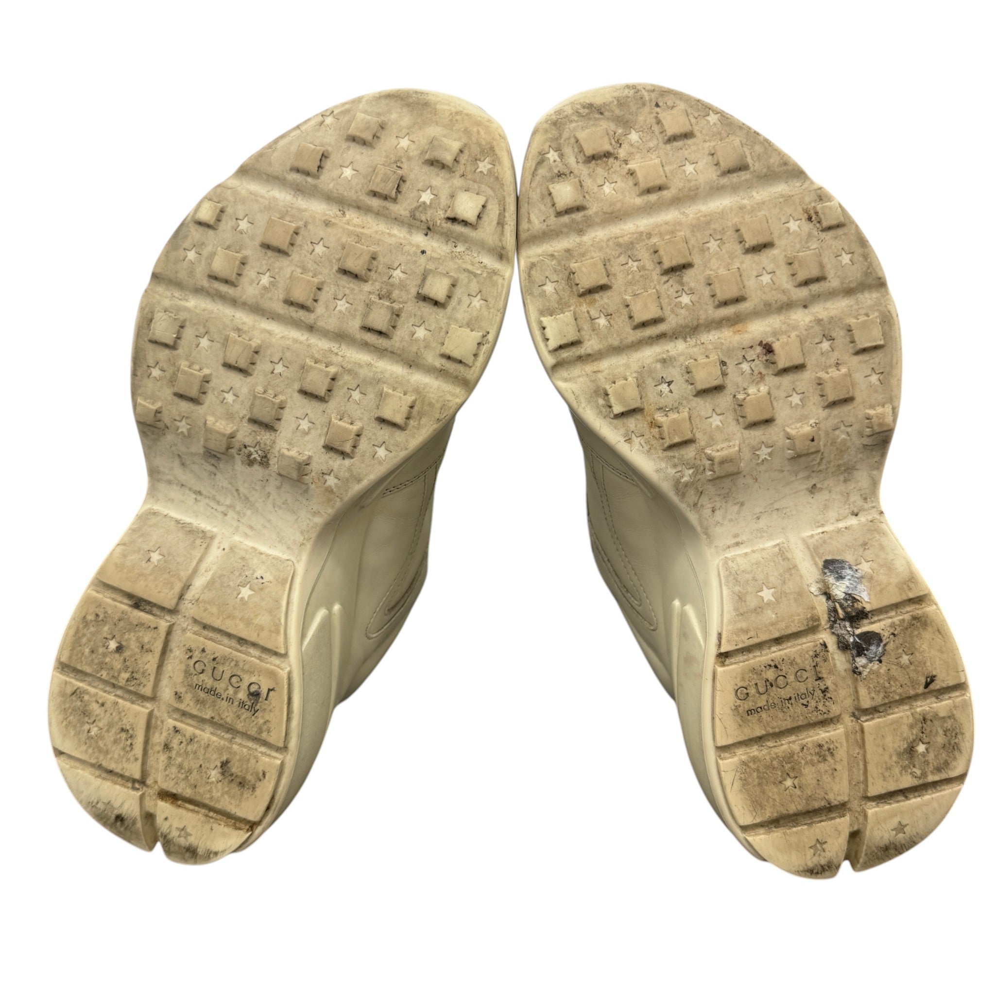 Men's Rhyton Low Trainers Beige Size EU 42.5 / UK 8.5