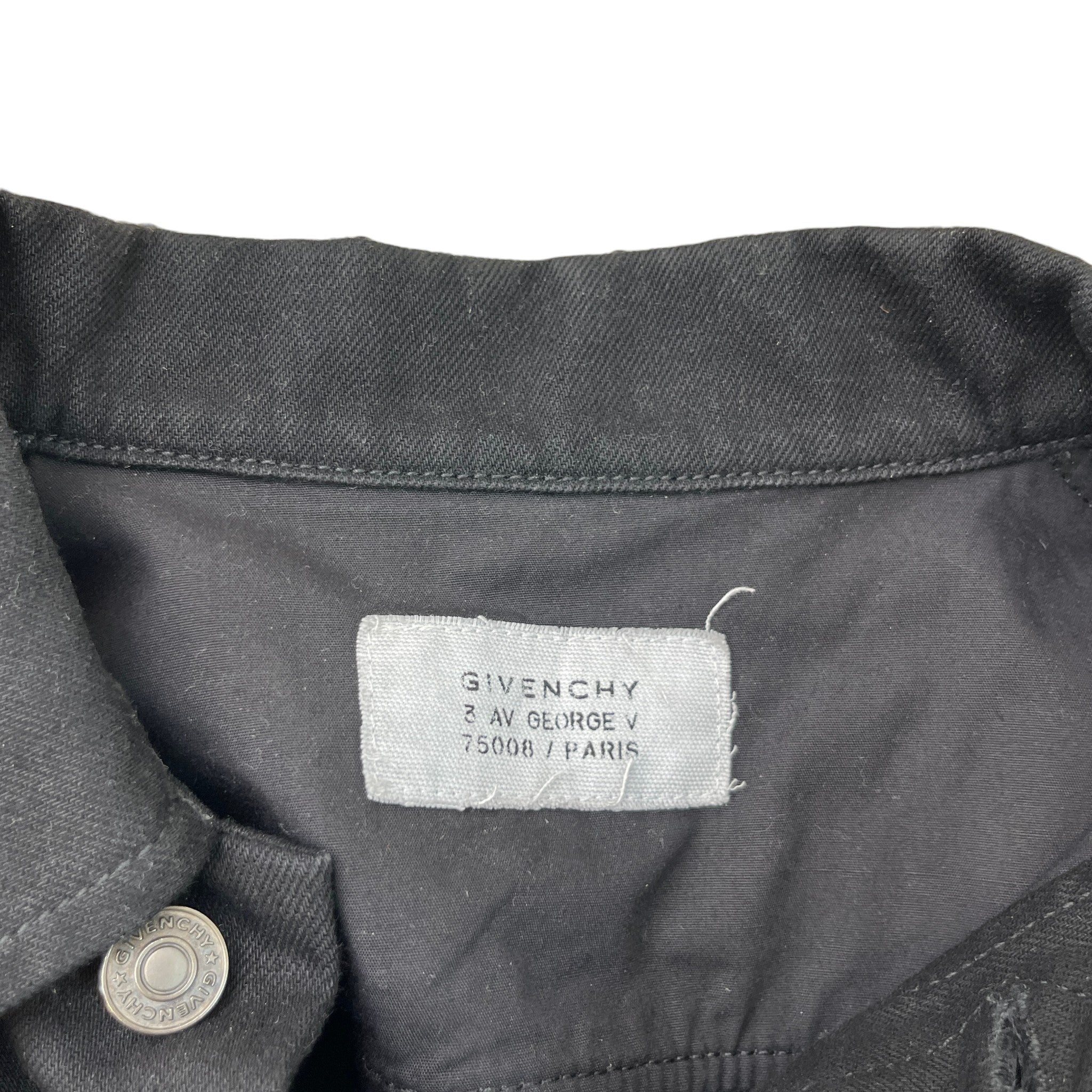 Men's Embroidered Logo Jacket Black Size M