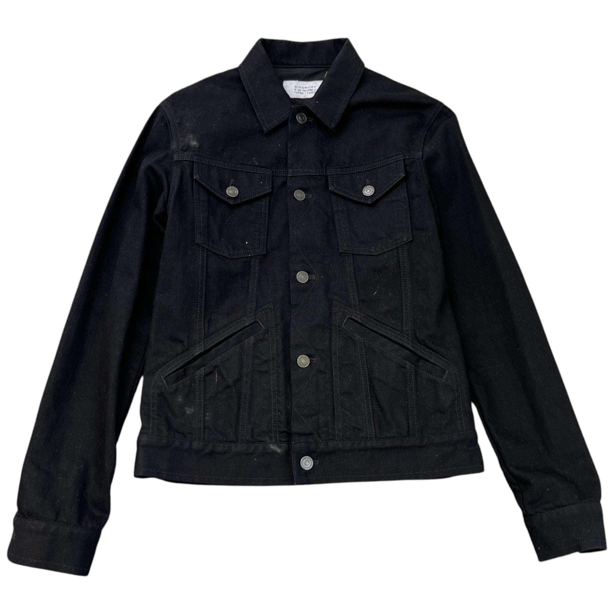 Men's Embroidered Logo Jacket Black Size M