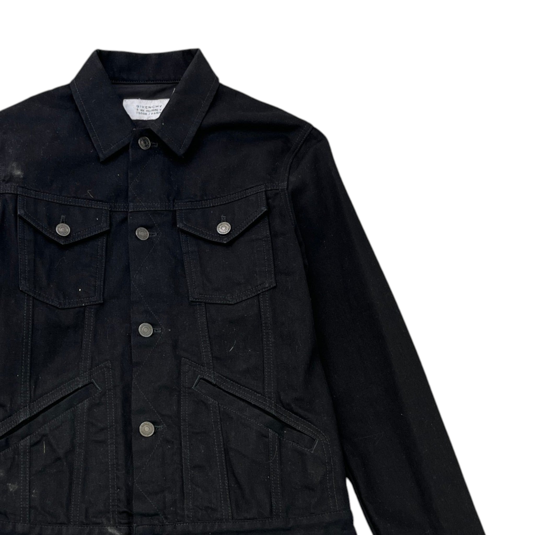 Men's Embroidered Logo Jacket Black Size M