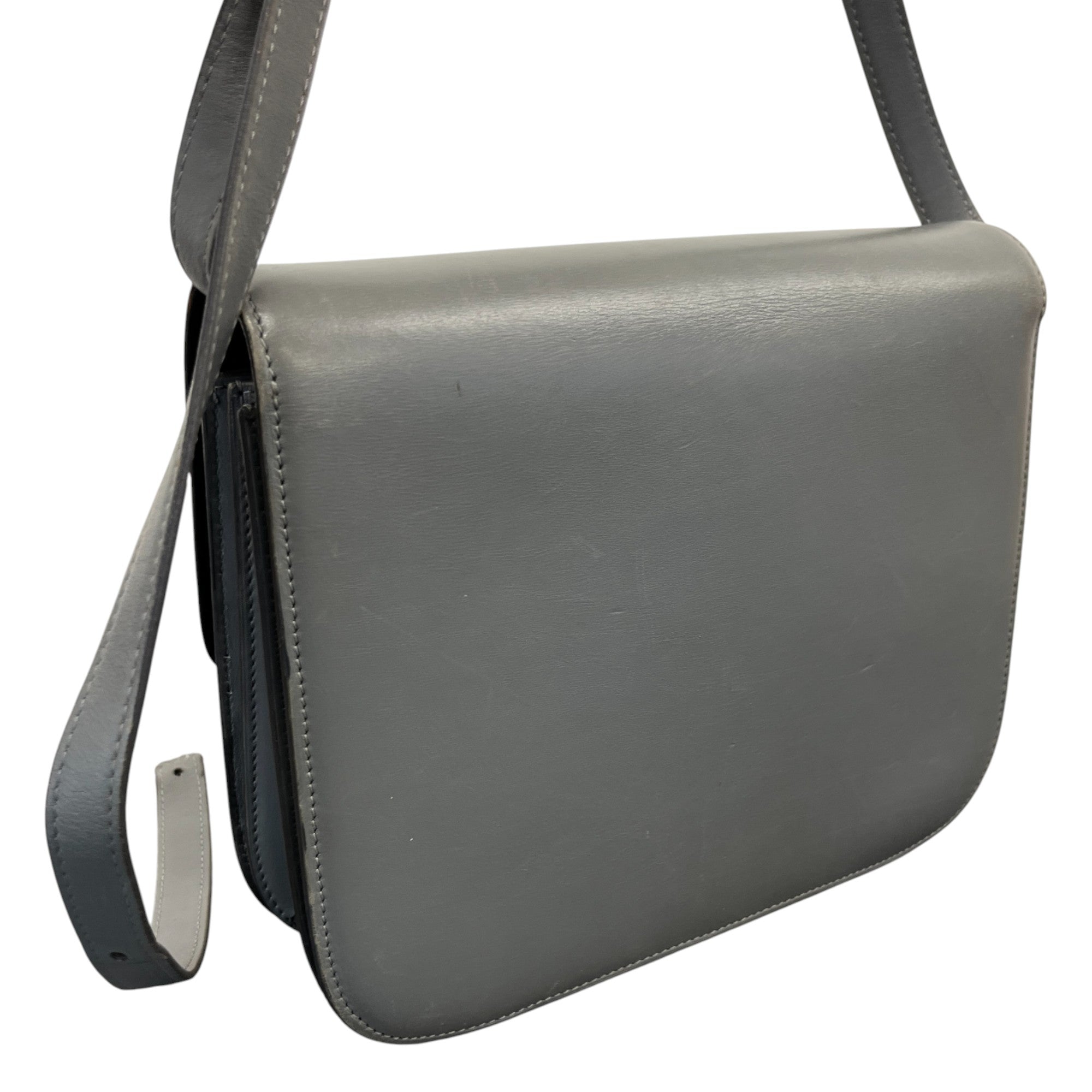 Women's Medium Box Handbag Grey