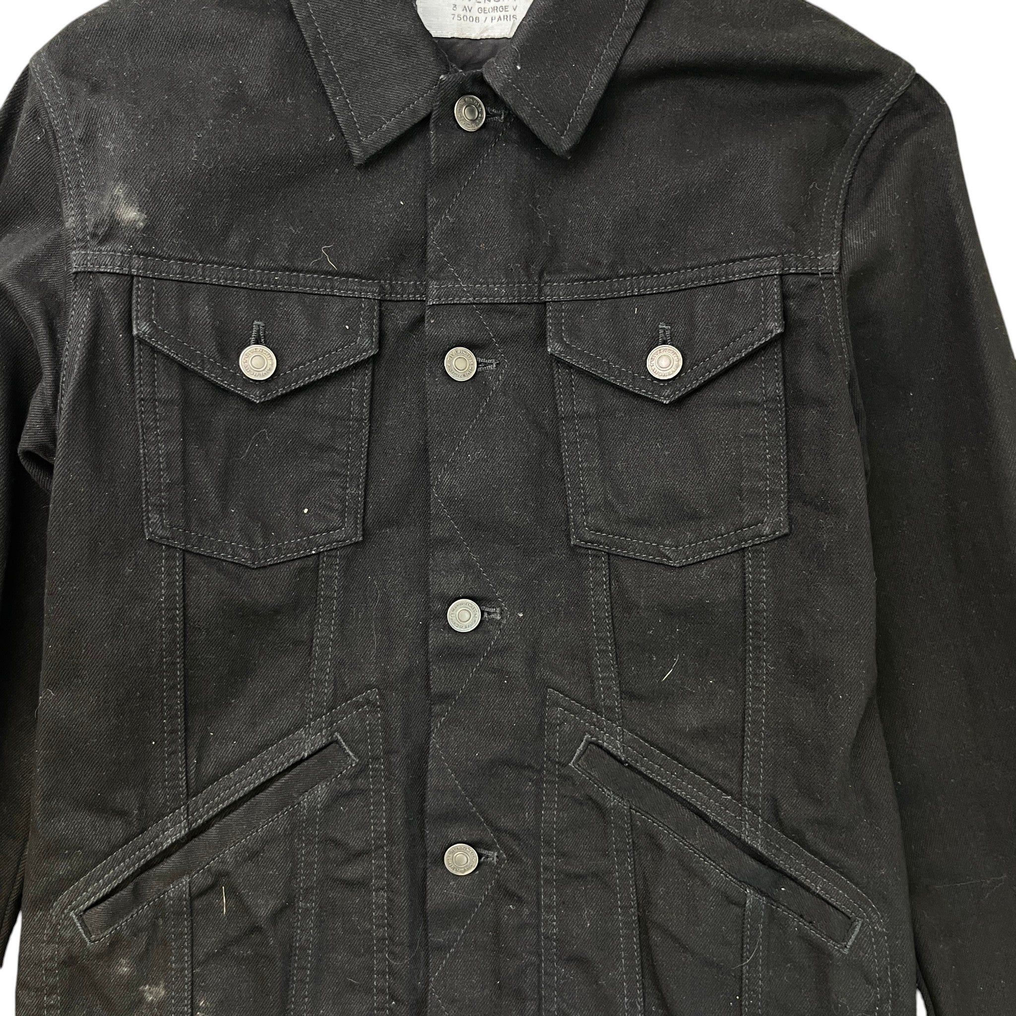 Men's Embroidered Logo Jacket Black Size M
