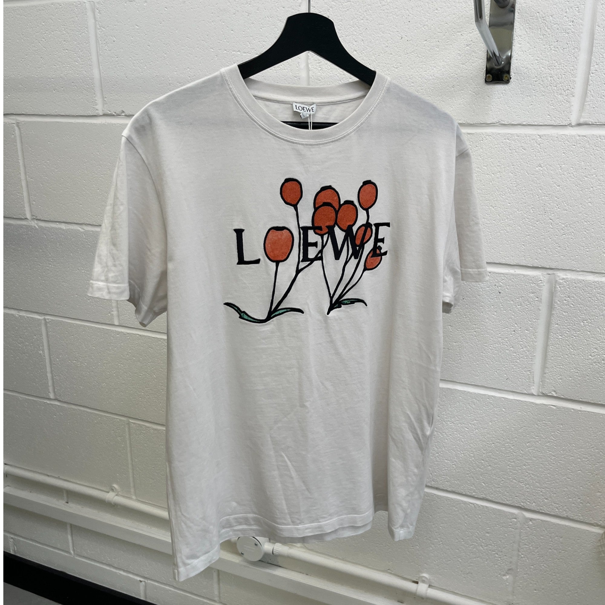 Men's Herbarium Logo T-Shirt White Size S