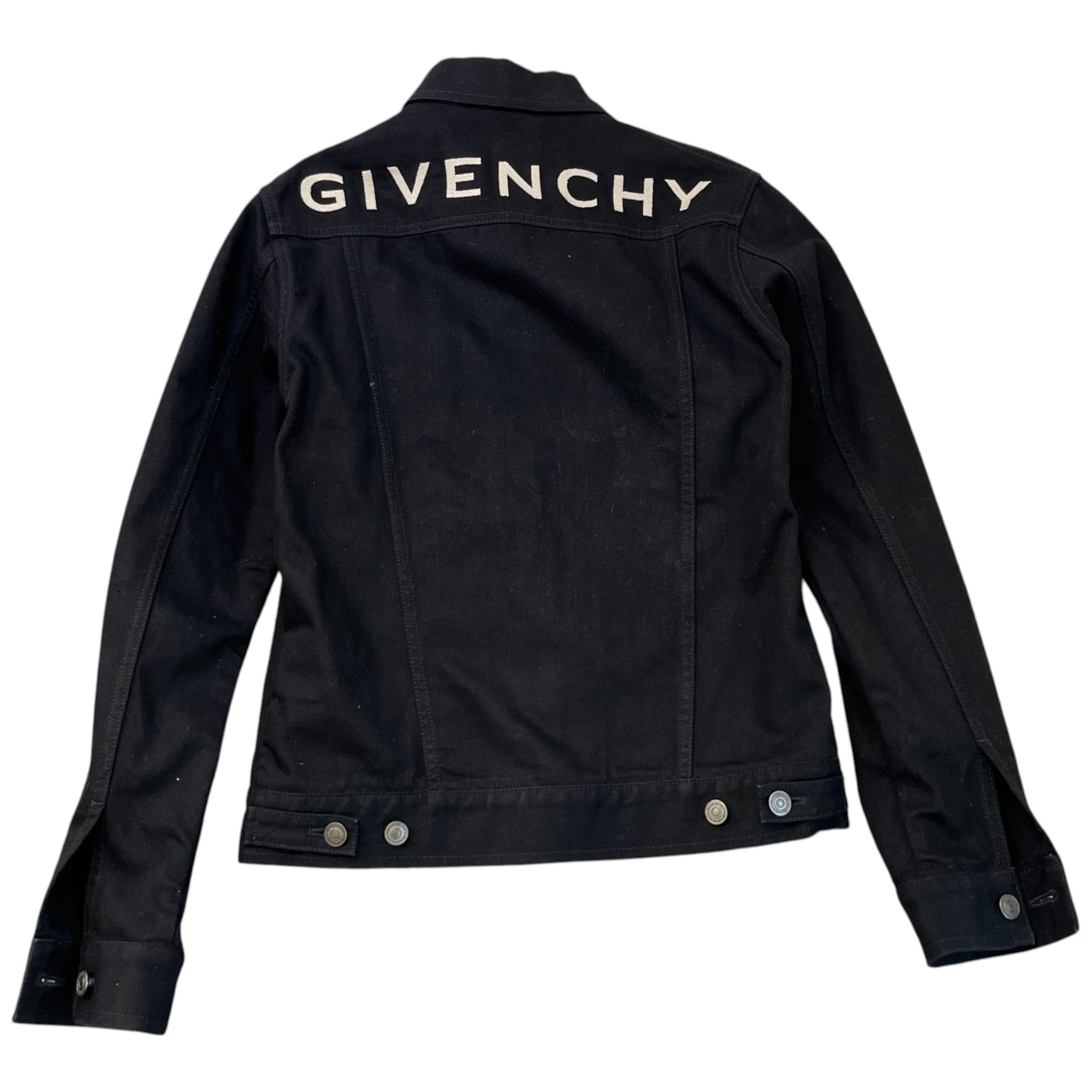 Men's Embroidered Logo Jacket Black Size M