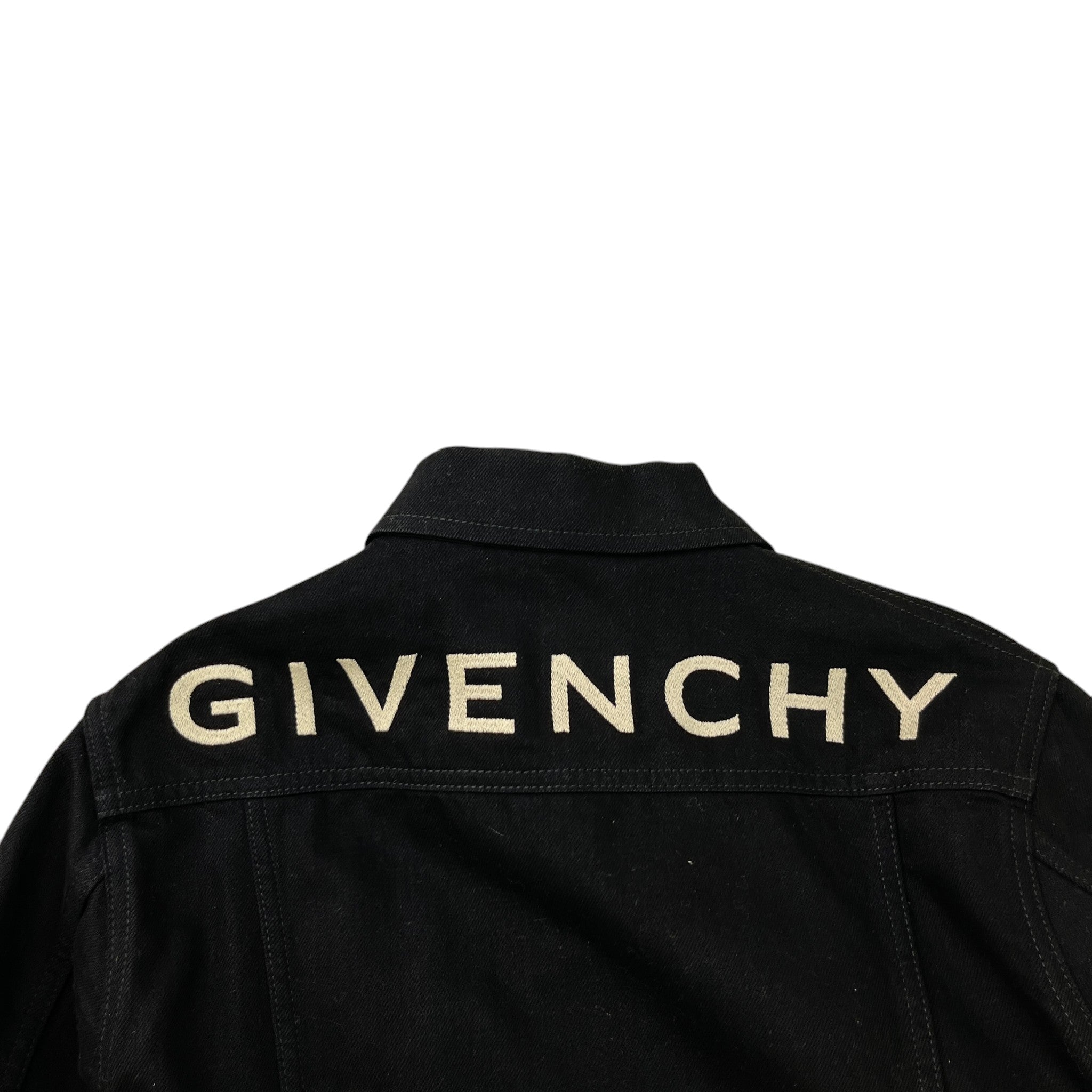 Men's Embroidered Logo Jacket Black Size M