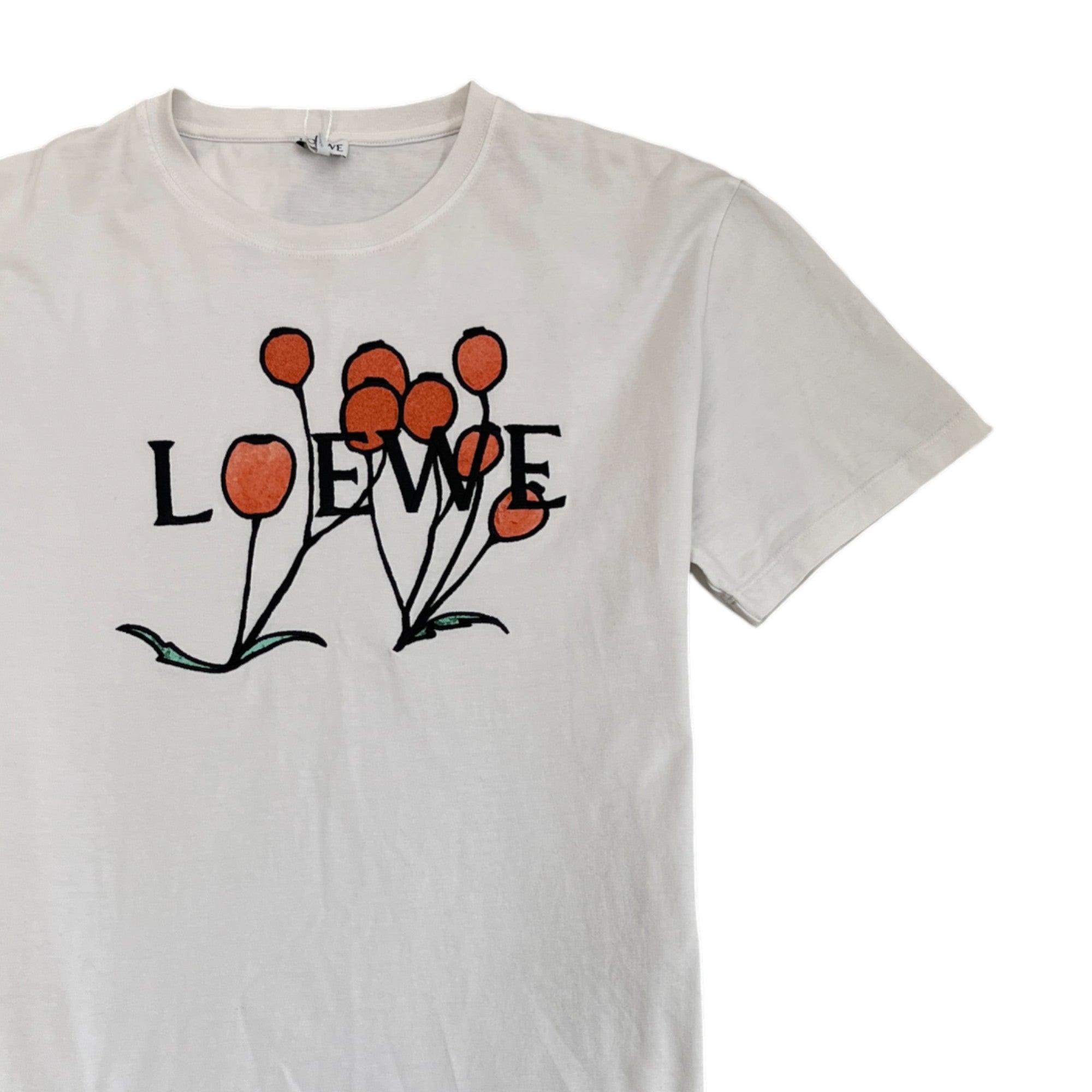 Men's Herbarium Logo T-Shirt White Size S