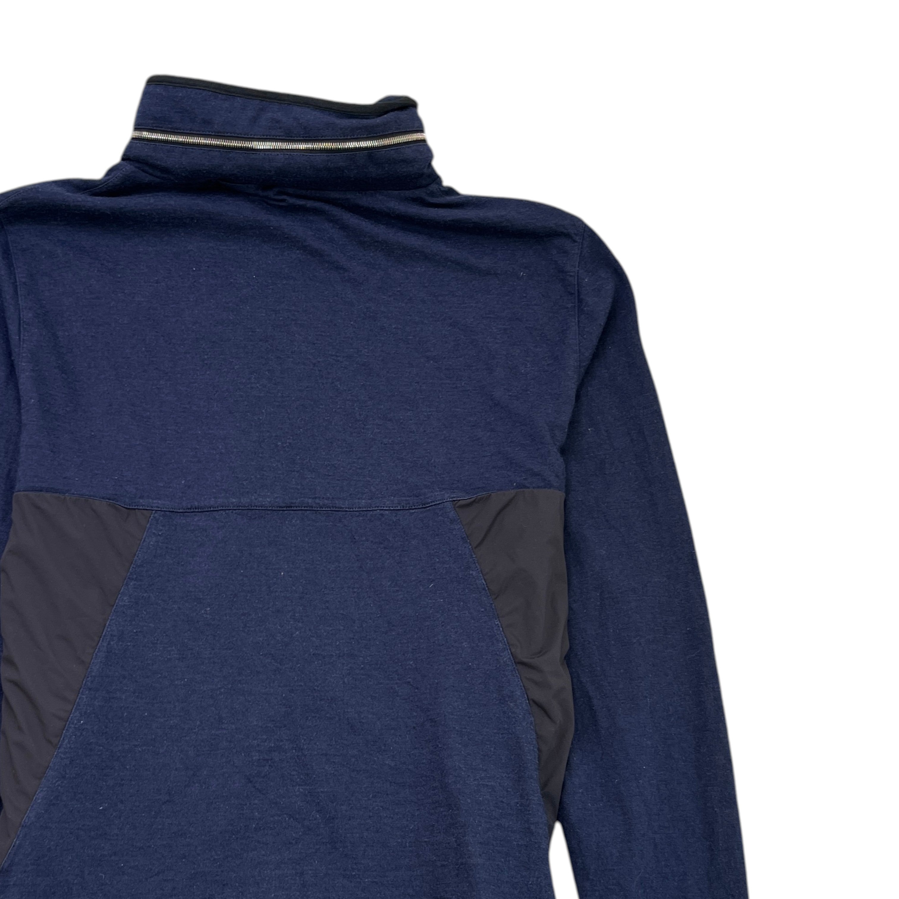 Men's Embroidered Logo Jacket Navy Size M