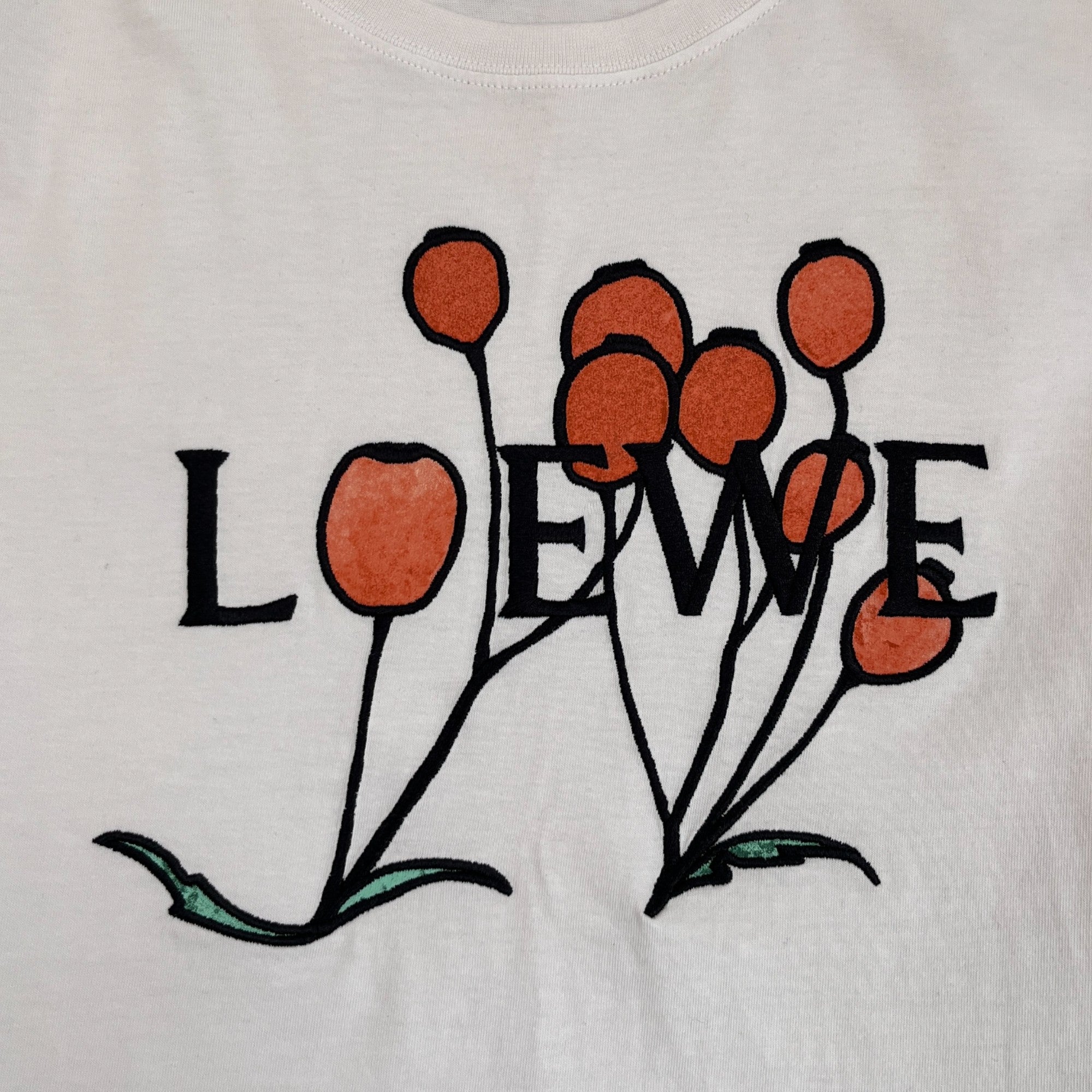 Men's Herbarium Logo T-Shirt White Size S