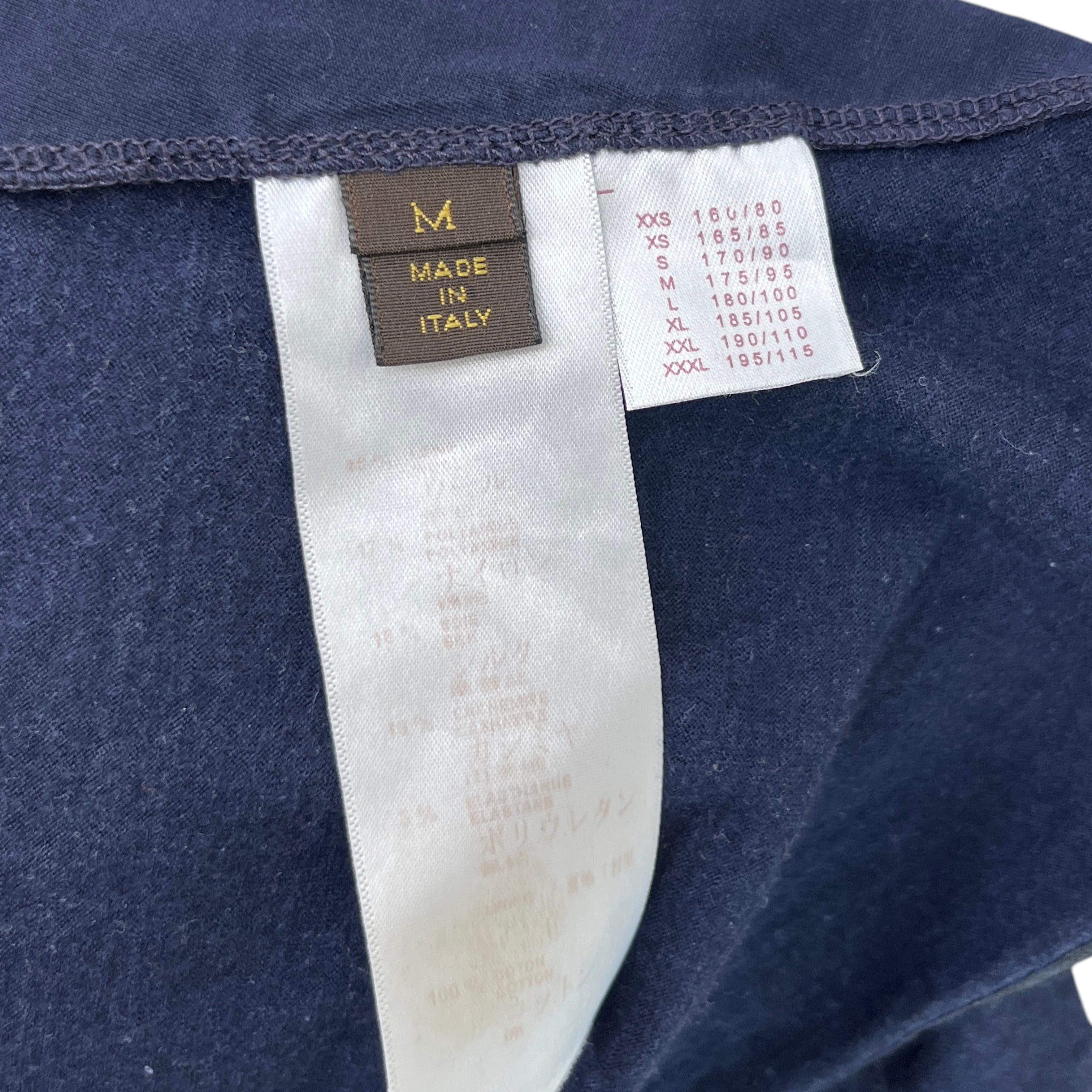 Men's Embroidered Logo Jacket Navy Size M