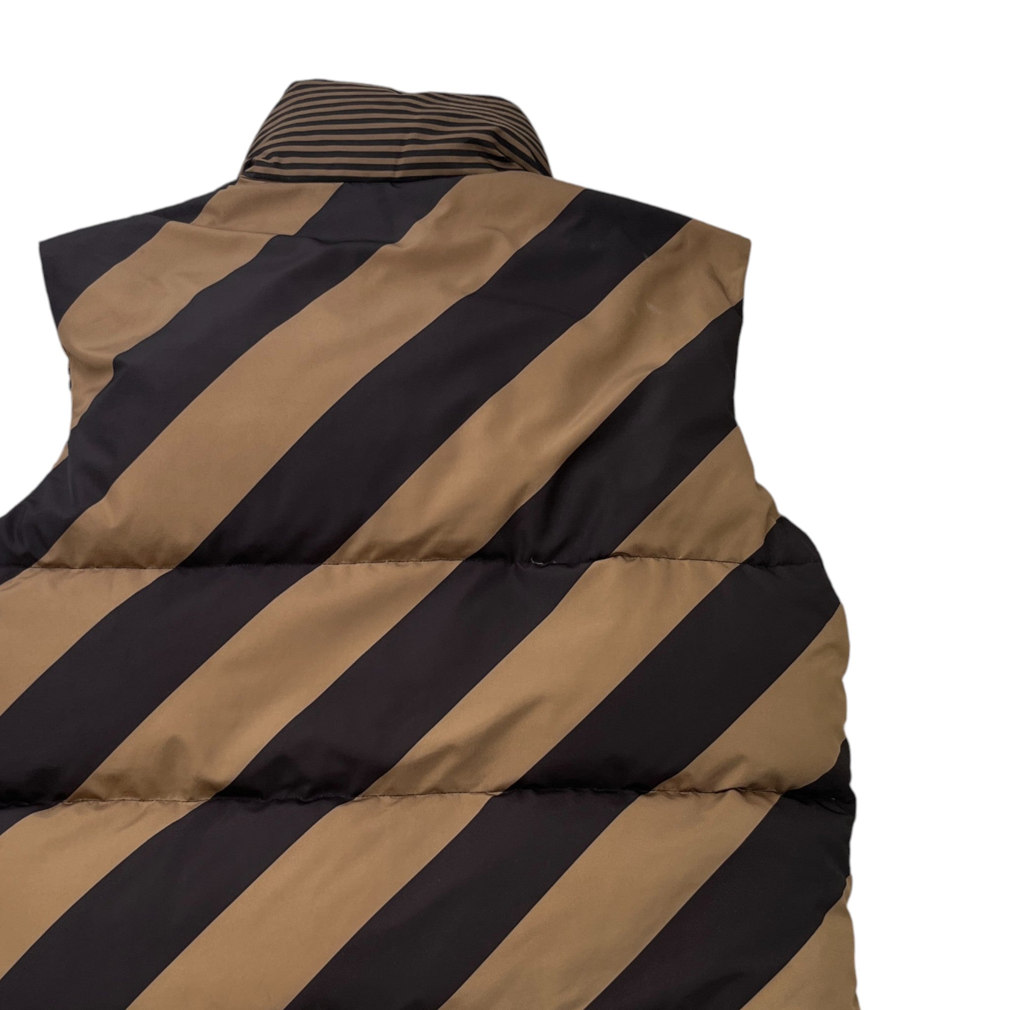 Men's Ff Monogram Reversable Gilet Brown Size IT 48 / M