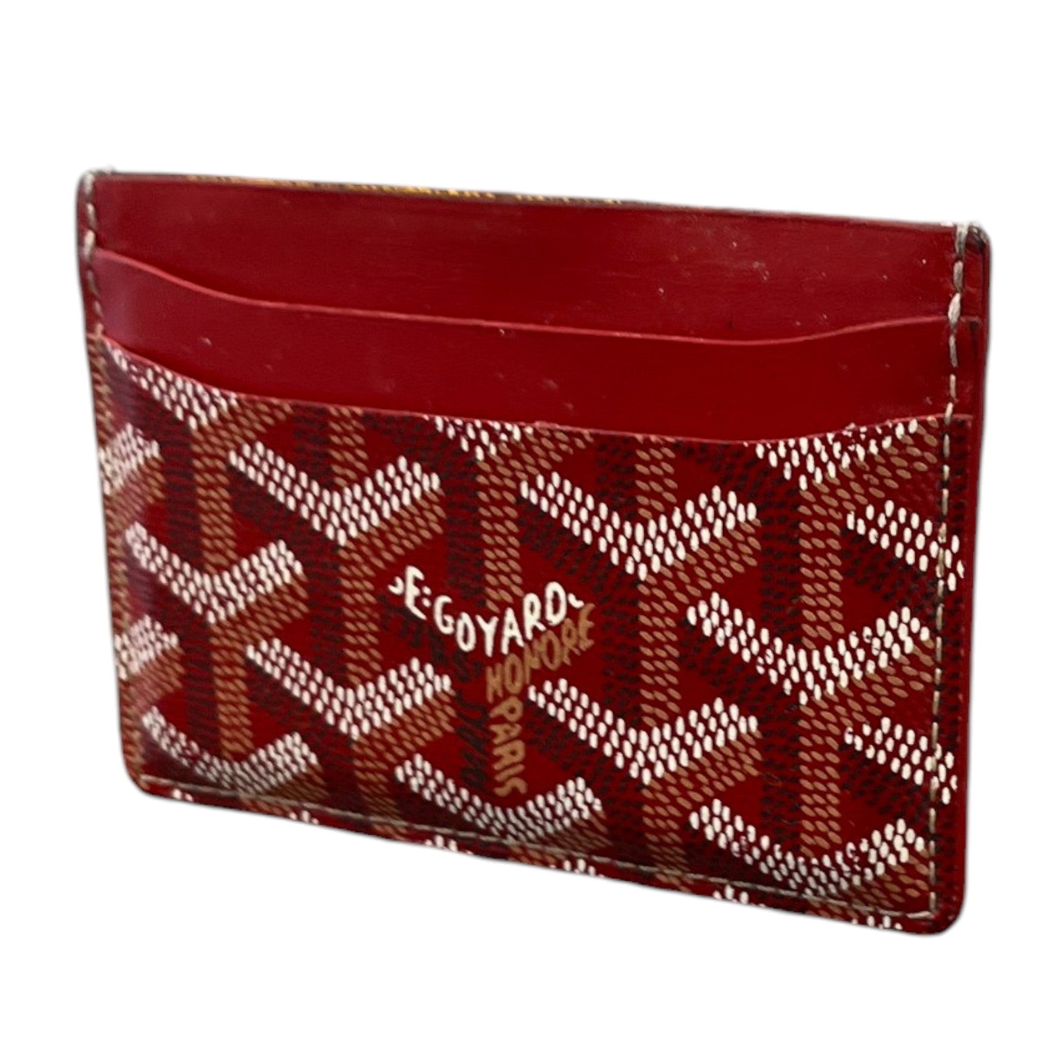 Men's Saint Sulpice Card Holder Red