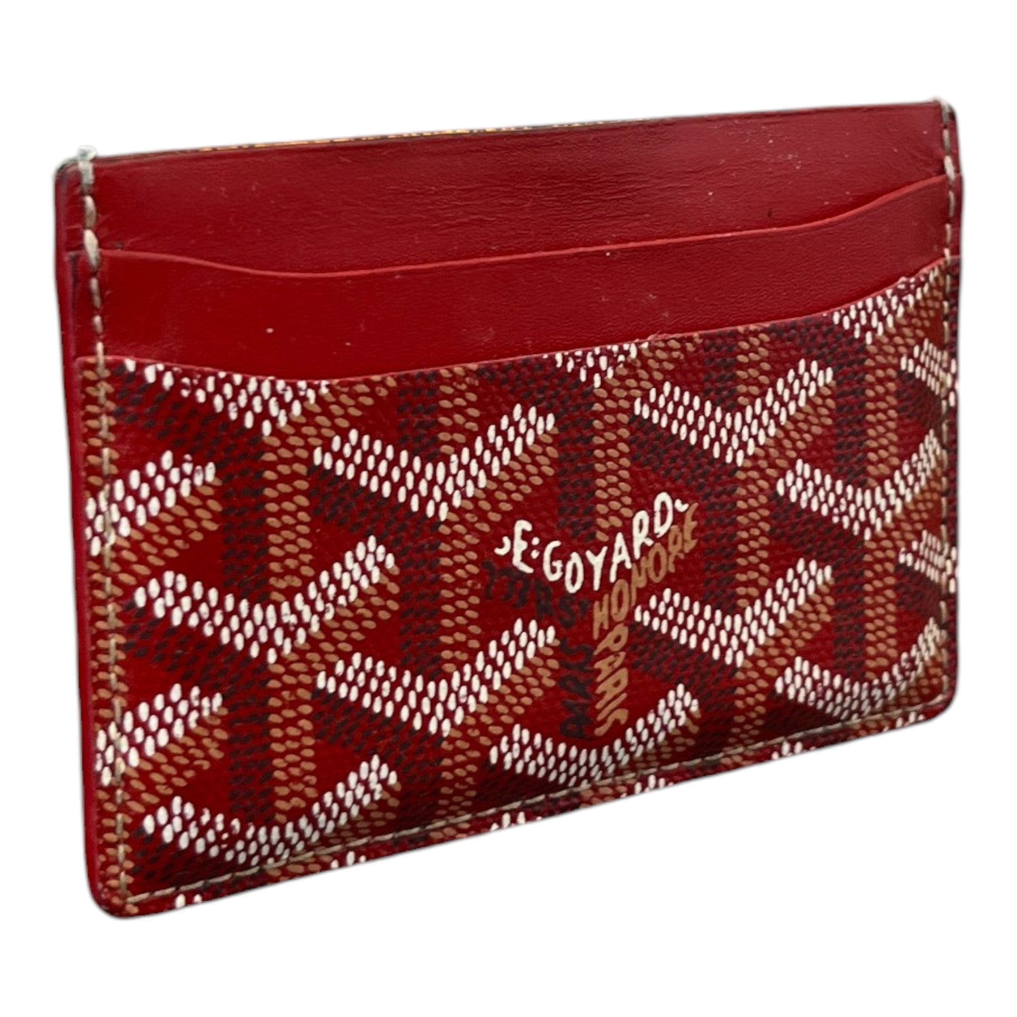 Men's Saint Sulpice Card Holder Red