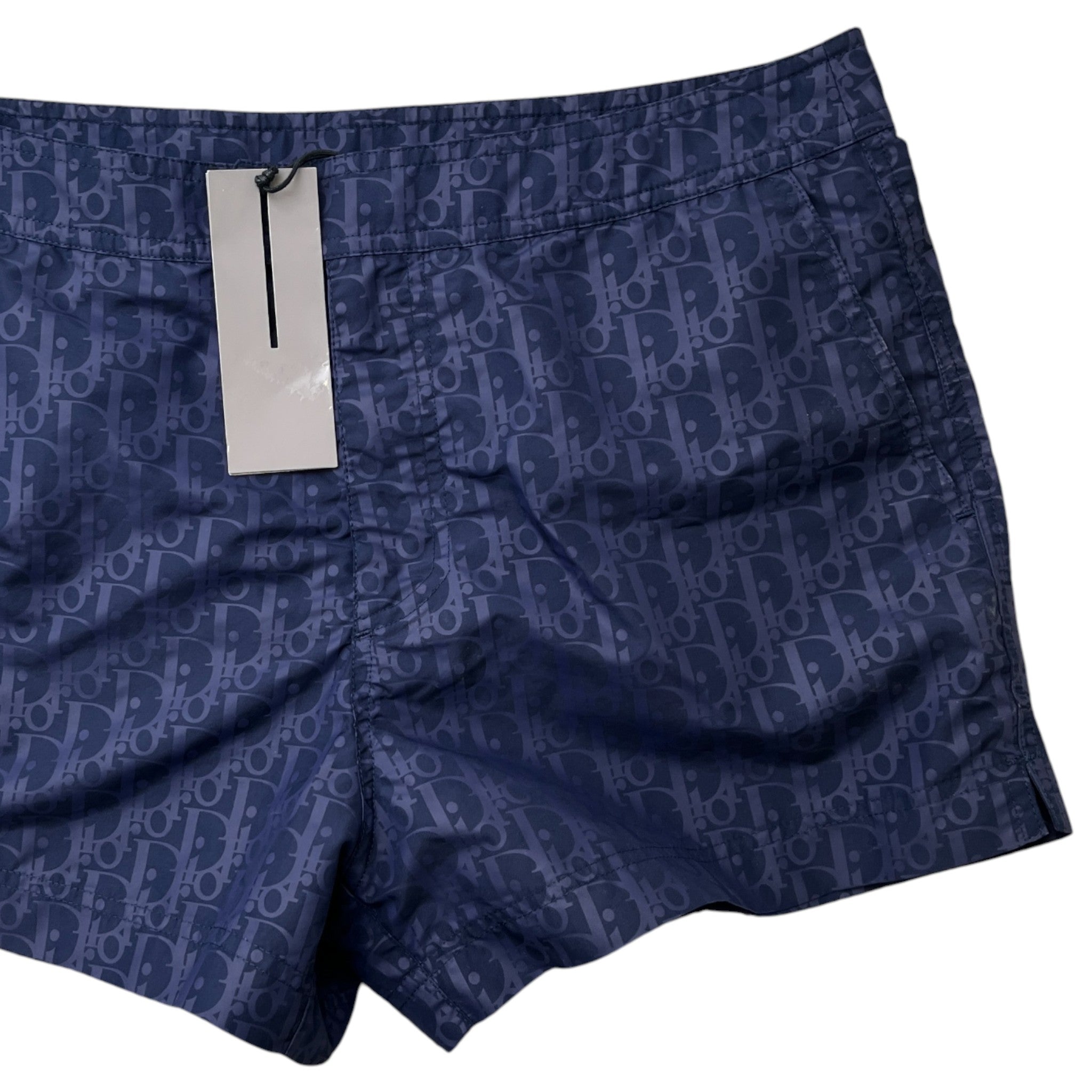 Men's Oblique Swim Shorts Navy Size M