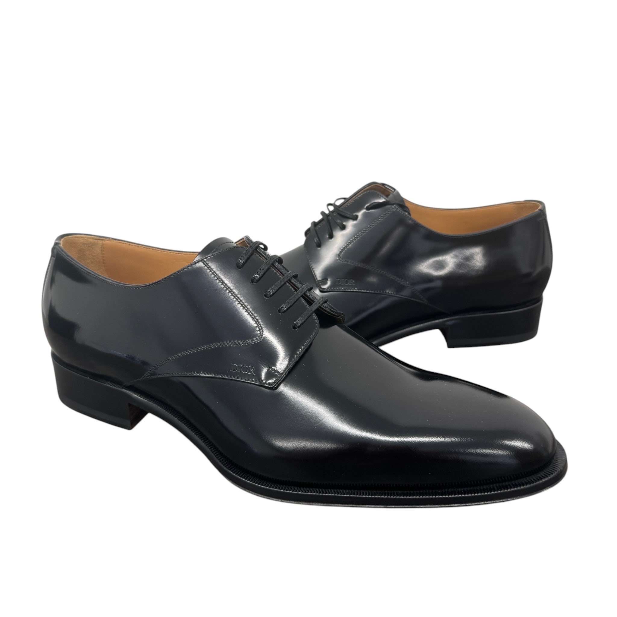 Men's Derby Loafers Black Size EU 43 / UK 9