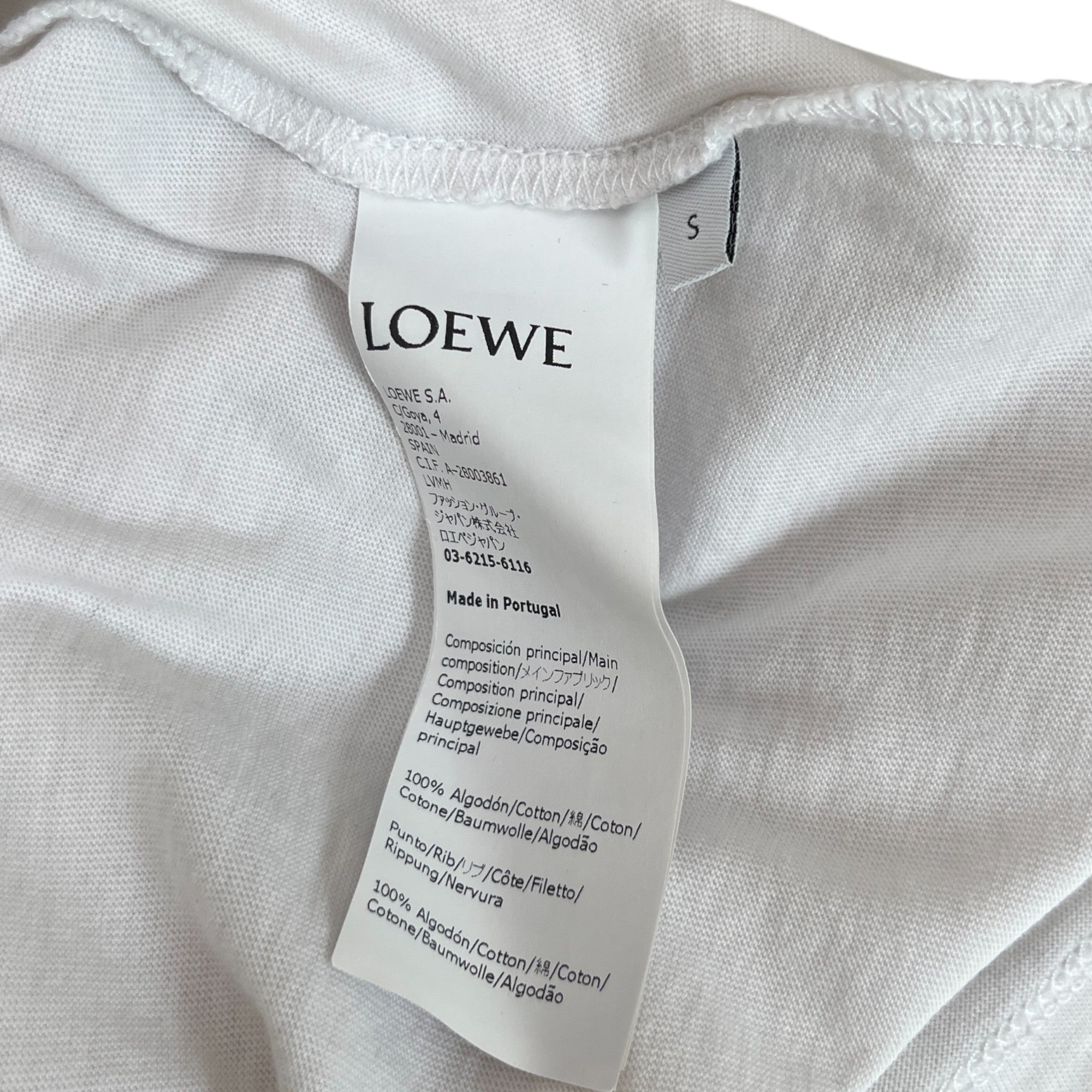 Men's Herbarium Logo T-Shirt White Size S