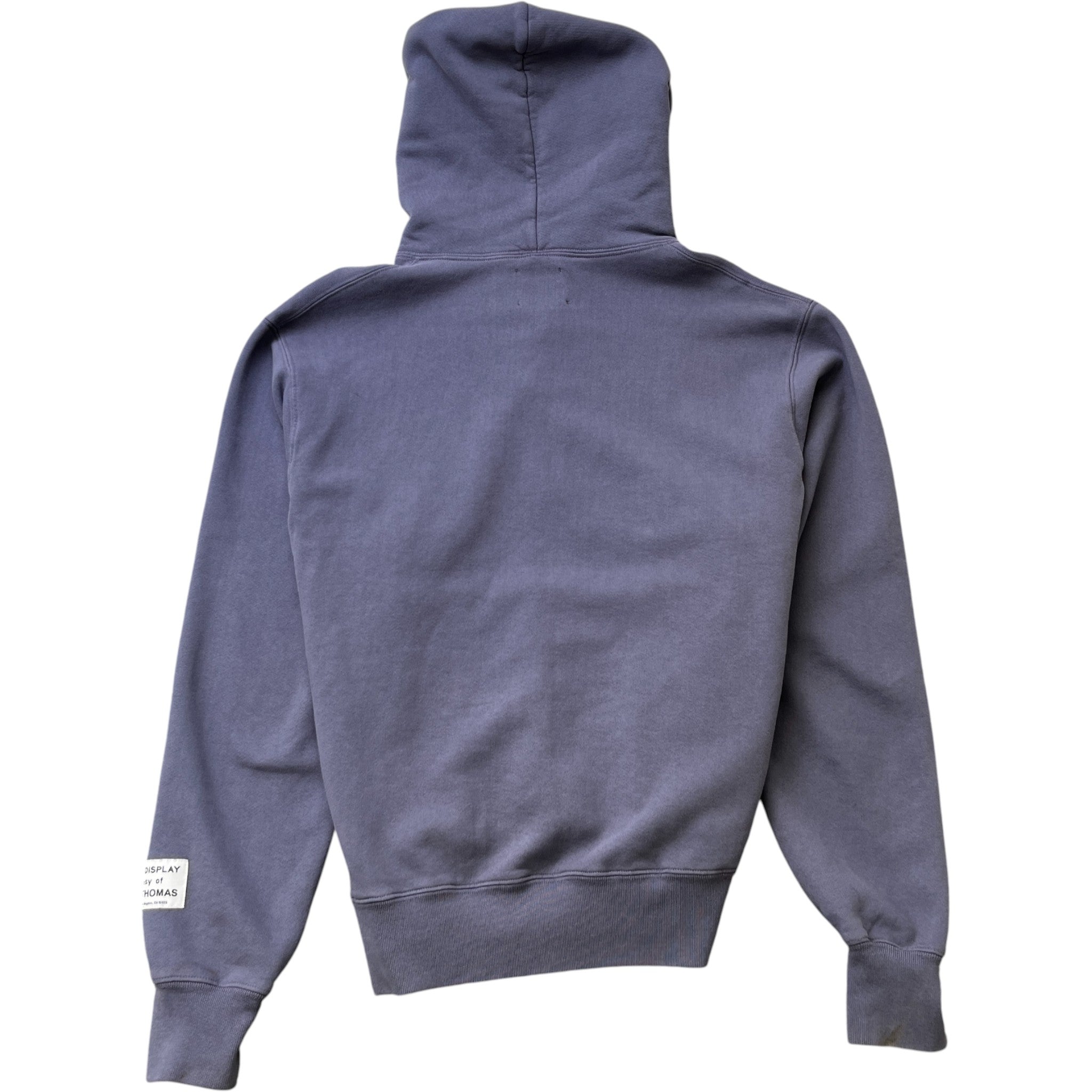 Men's Logo Print Hoodie Blue Size M