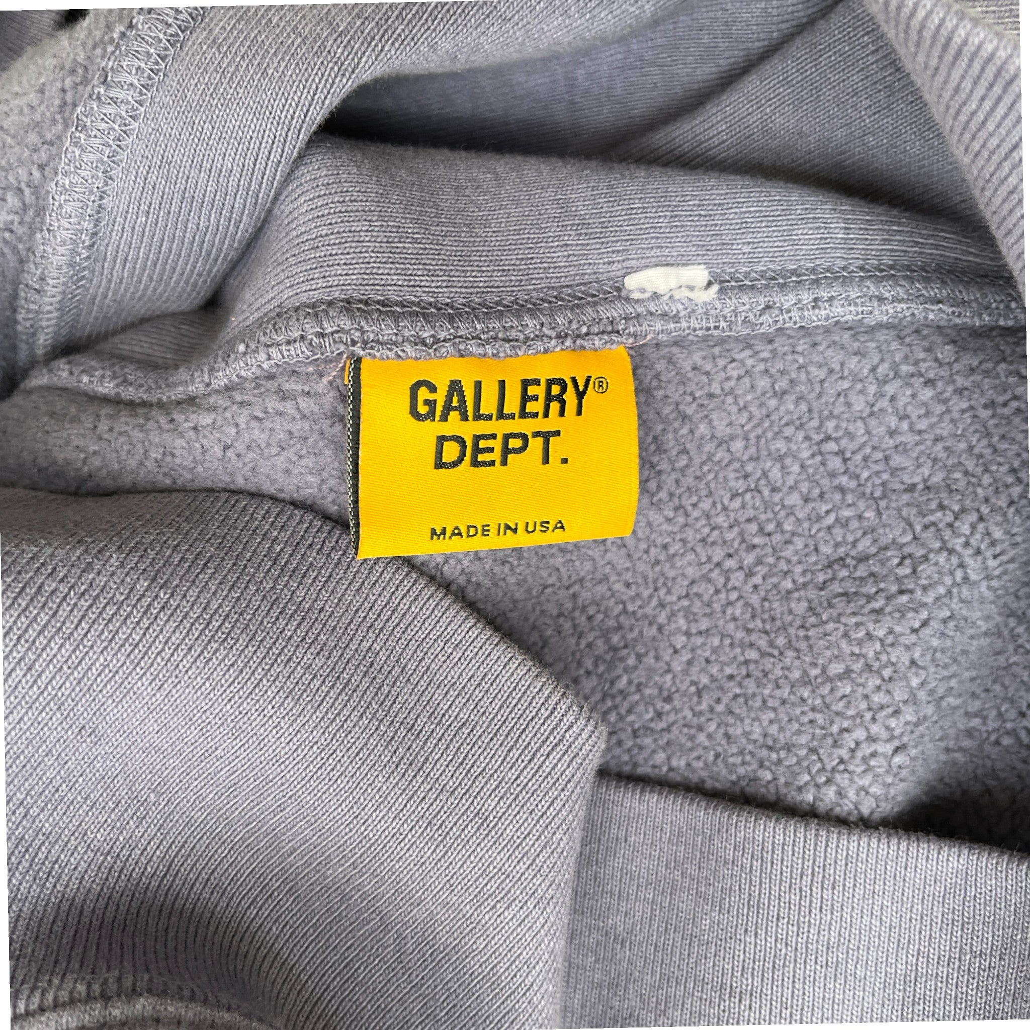 Men's Logo Print Hoodie Blue Size M