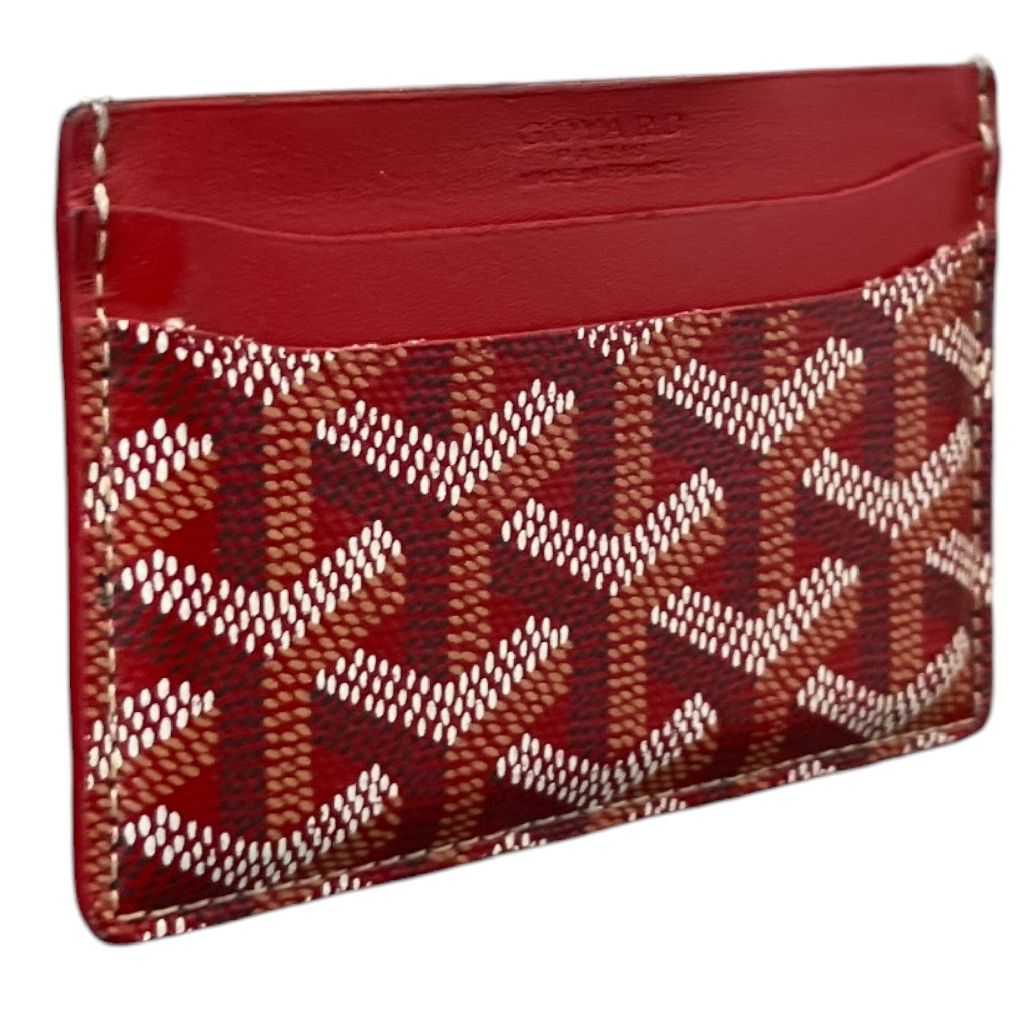 Men's Saint Sulpice Card Holder Red