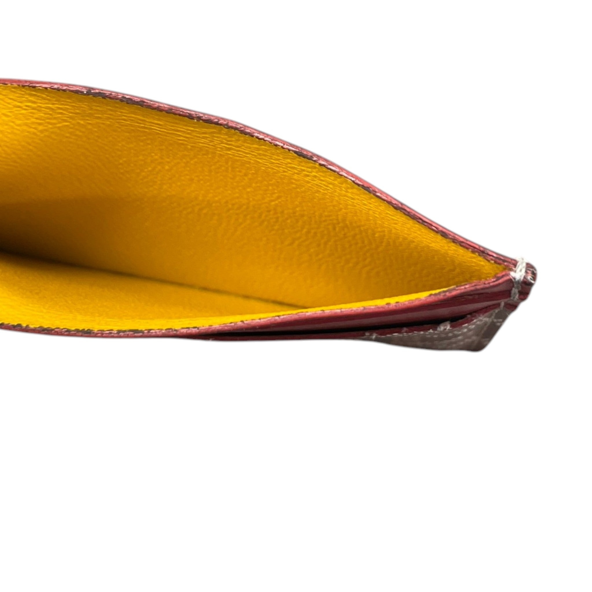 Men's Saint Sulpice Card Holder Red