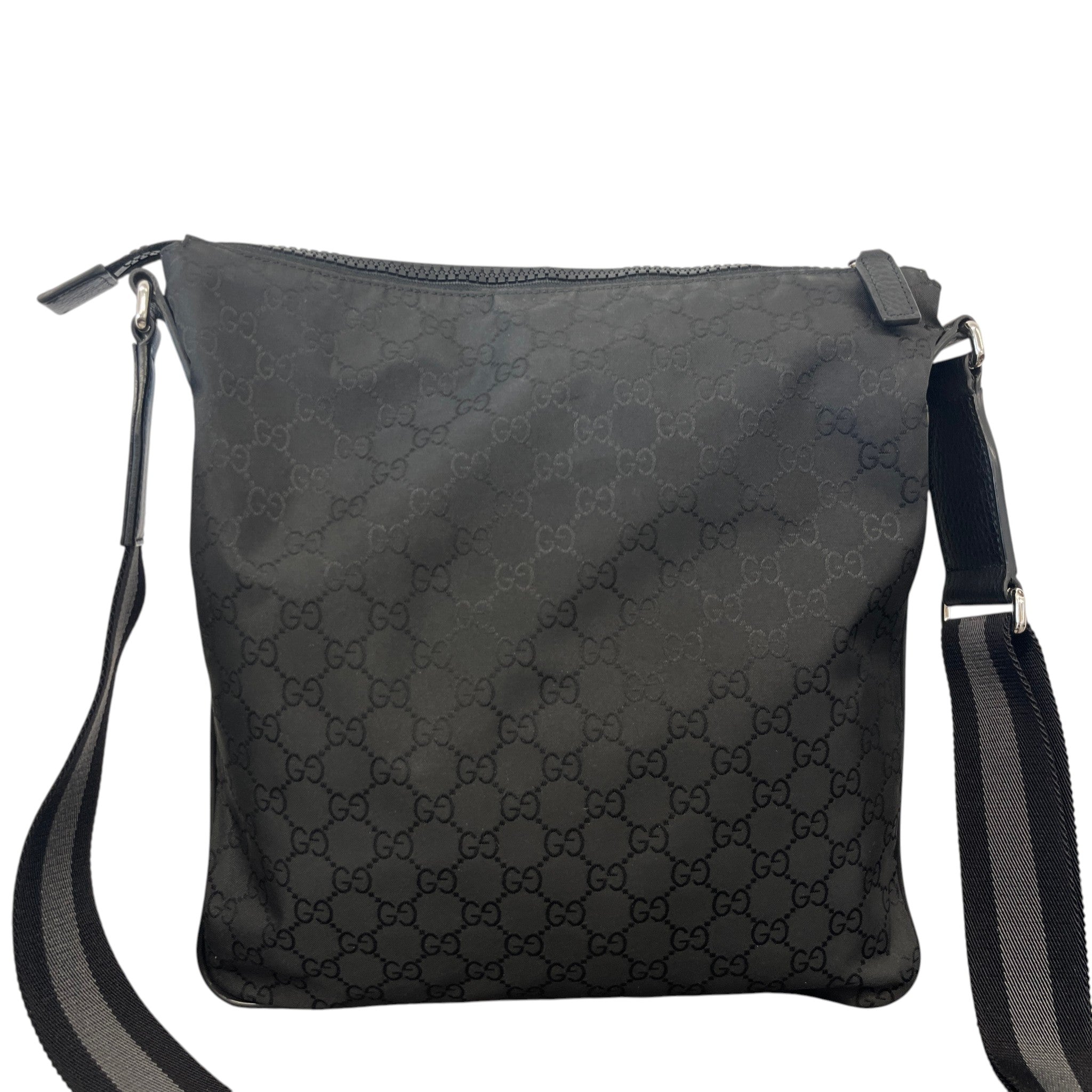 Men's Gg Supreme Messenger Bag Black