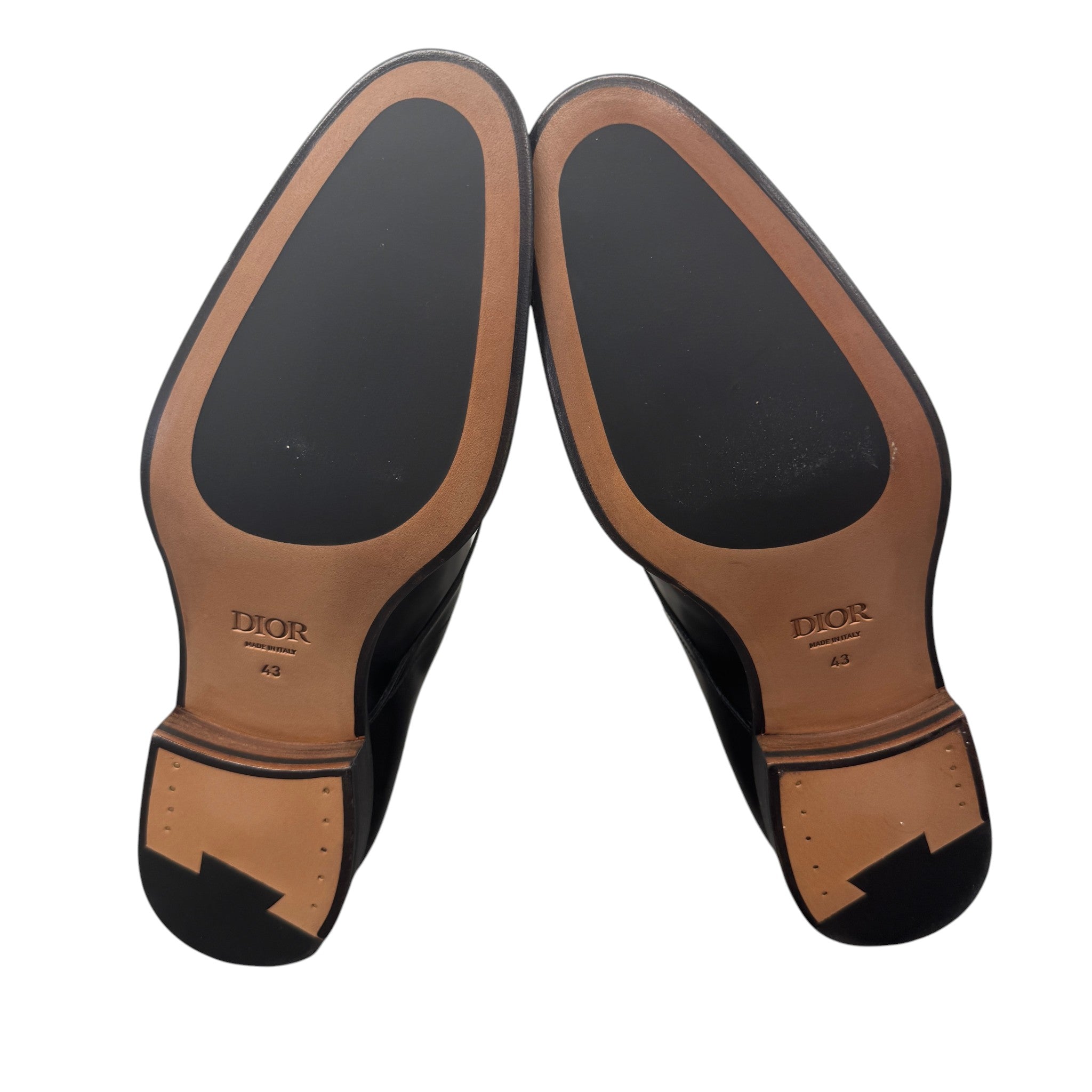 Men's Derby Loafers Black Size EU 43 / UK 9