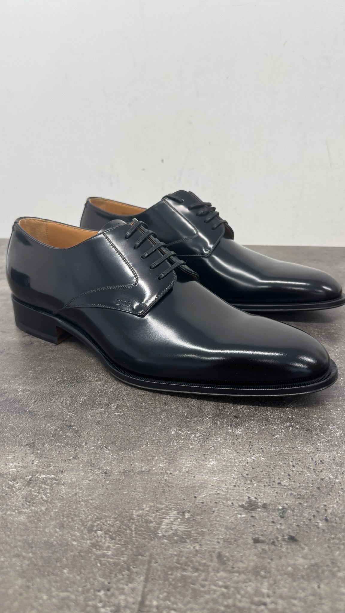 Men's Derby Loafers Black Size EU 43 / UK 9