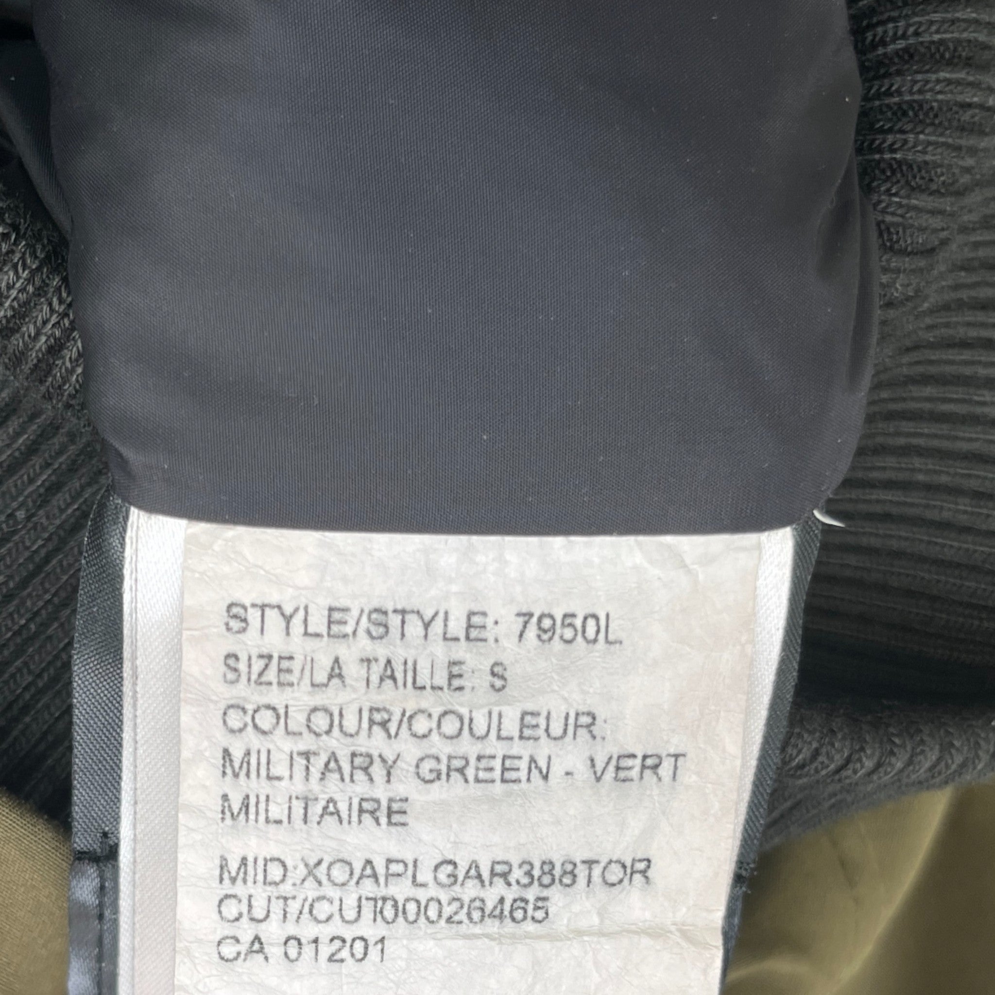 Women's Chilliwack Bomber Down Jacket Khaki Size S