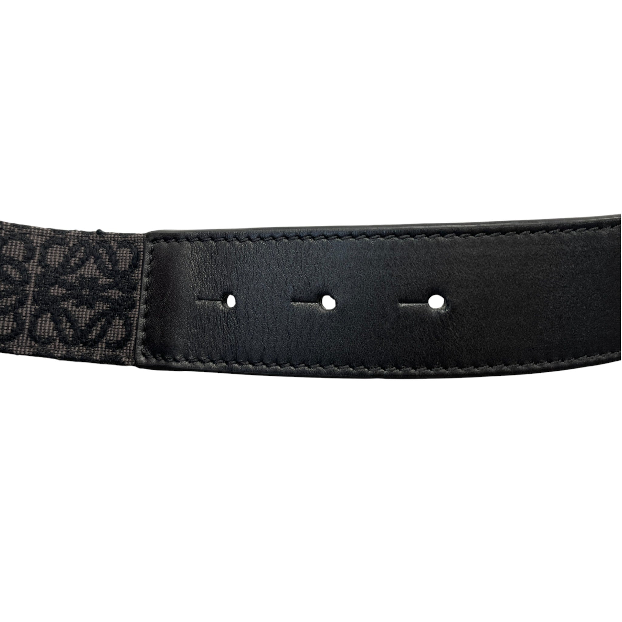 Men's Anagram Logo Belt Black Size Waist 32"