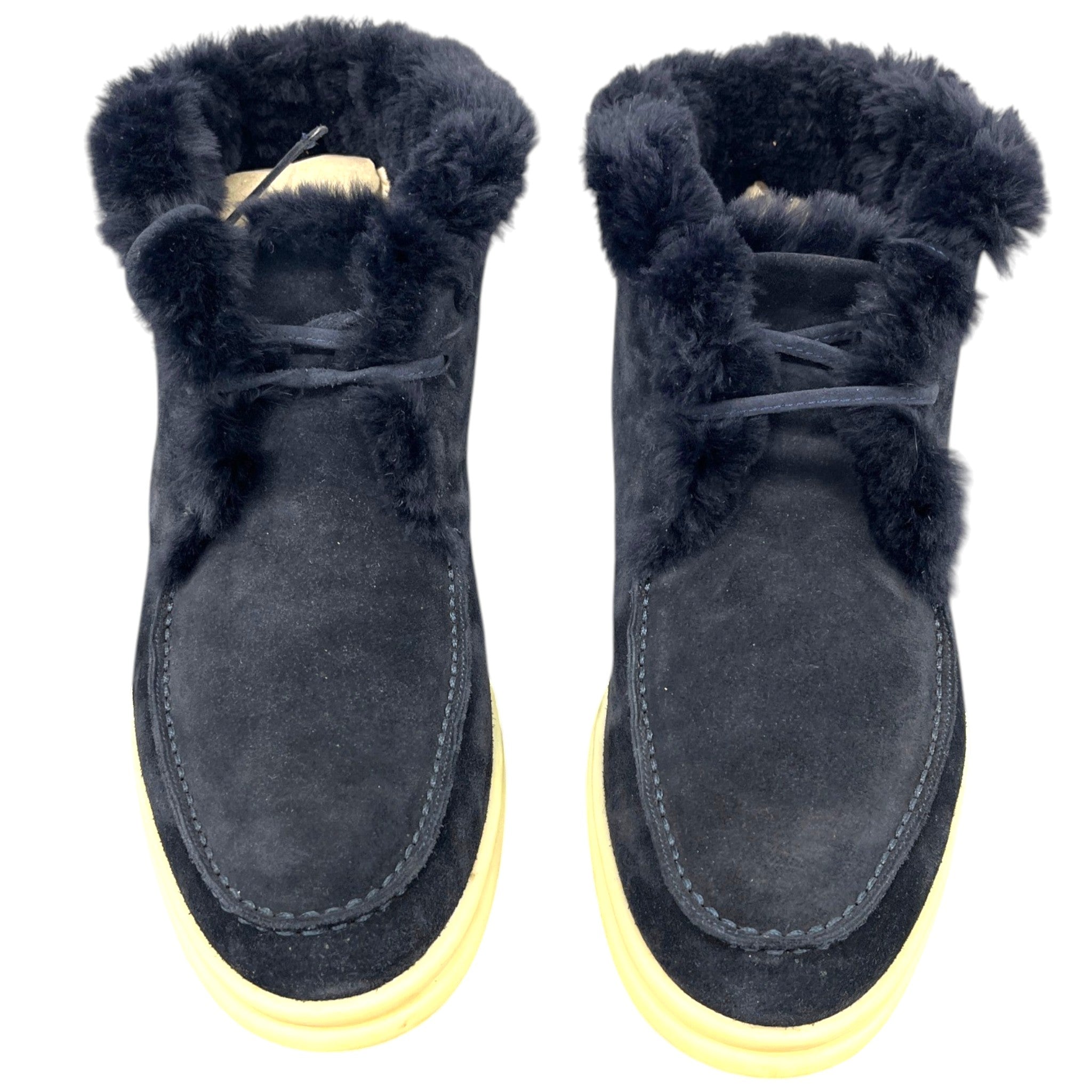 Men's Walk And Walk Fur Lined Boots Navy Size EU 40 / UK 6
