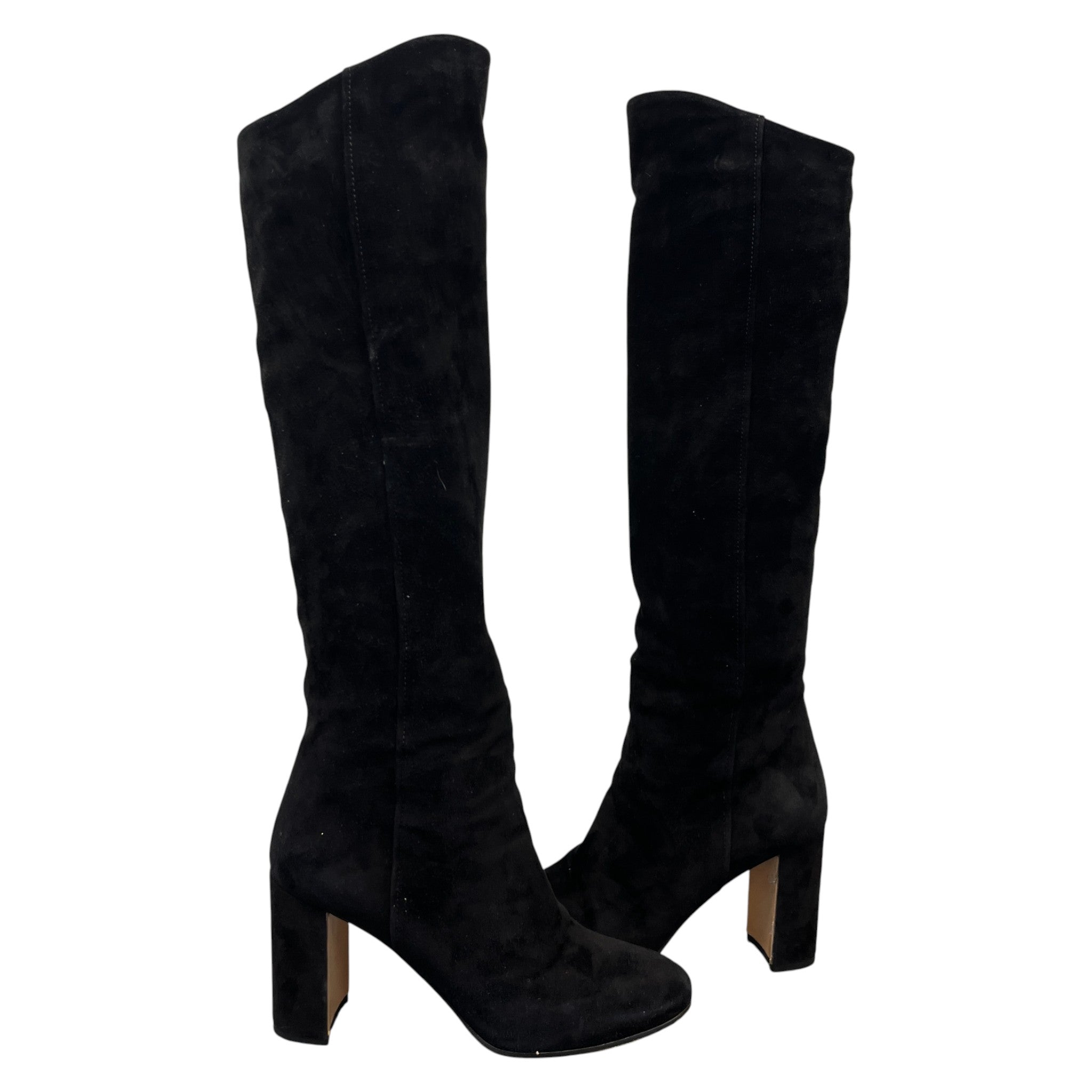Women's Suede Knee High Boots Black Size EU 36 / UK 3