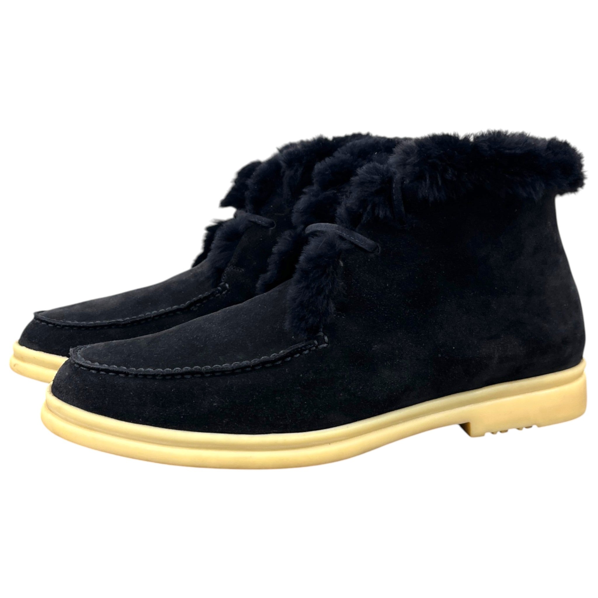 Men's Walk And Walk Fur Lined Boots Navy Size EU 40 / UK 6
