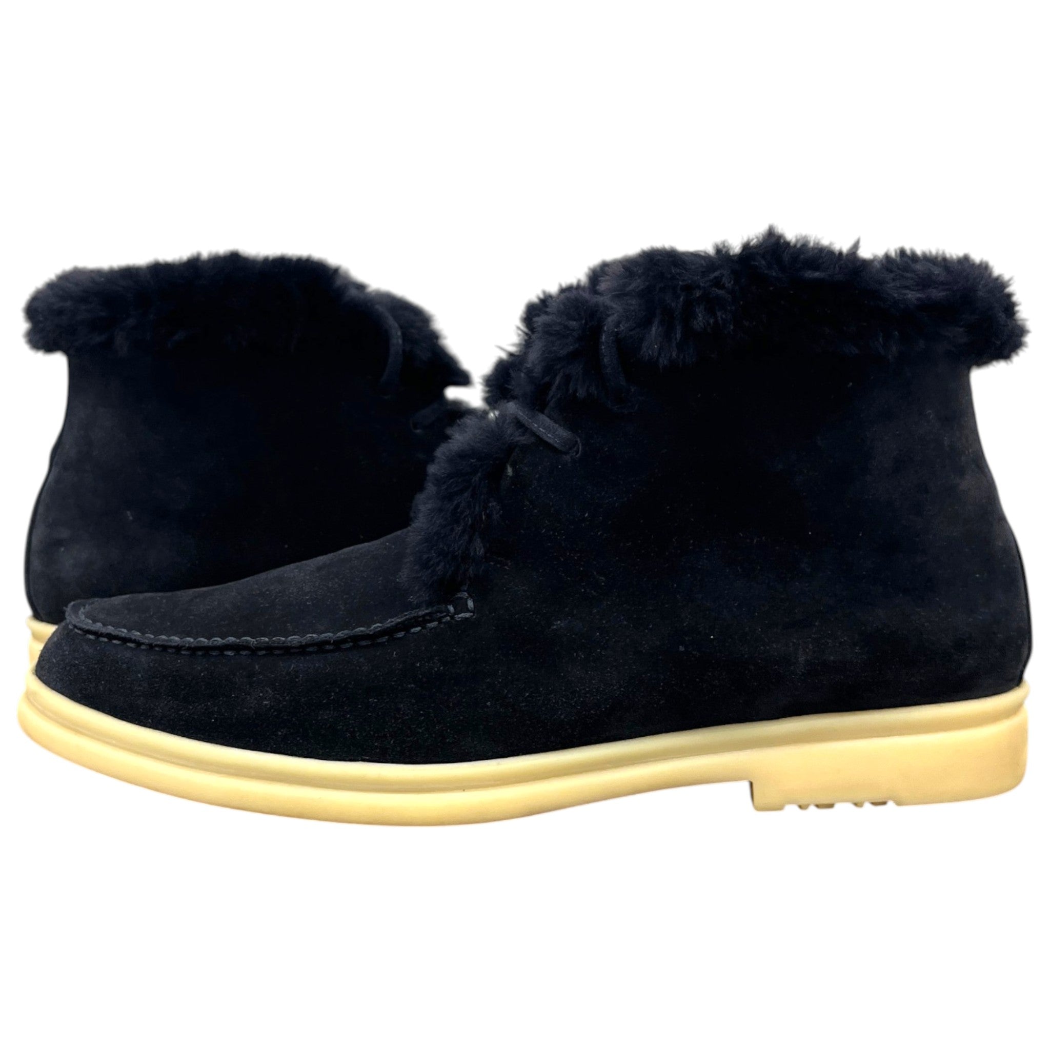 Men's Walk And Walk Fur Lined Boots Navy Size EU 40 / UK 6