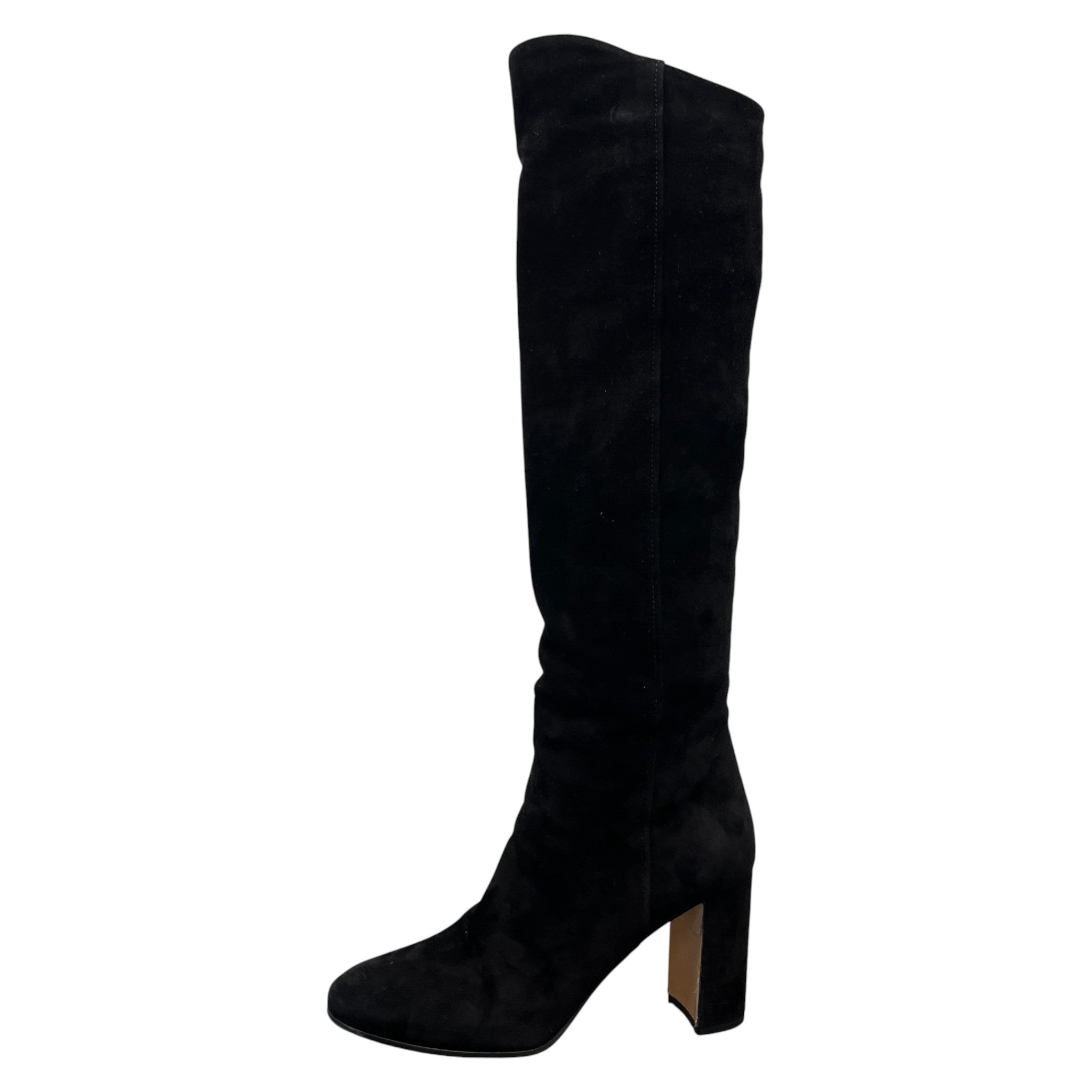 Women's Suede Knee High Boots Black Size EU 36 / UK 3
