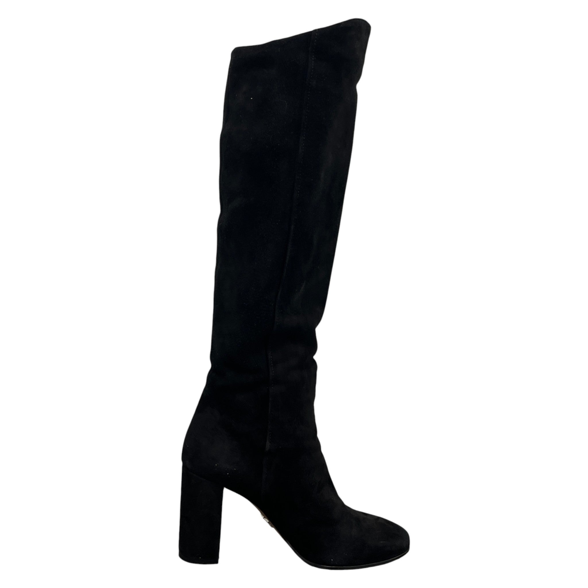 Women's Suede Knee High Boots Black Size EU 36 / UK 3